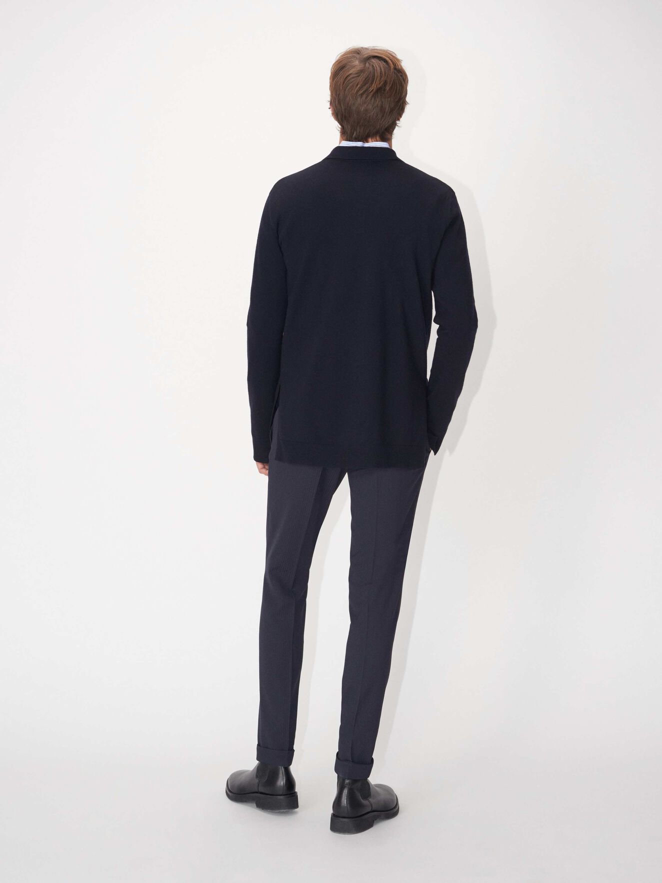Nurman Pullover in Light Ink from Tiger of Sweden Nurman Pullover in Light Ink from Tiger of Sweden