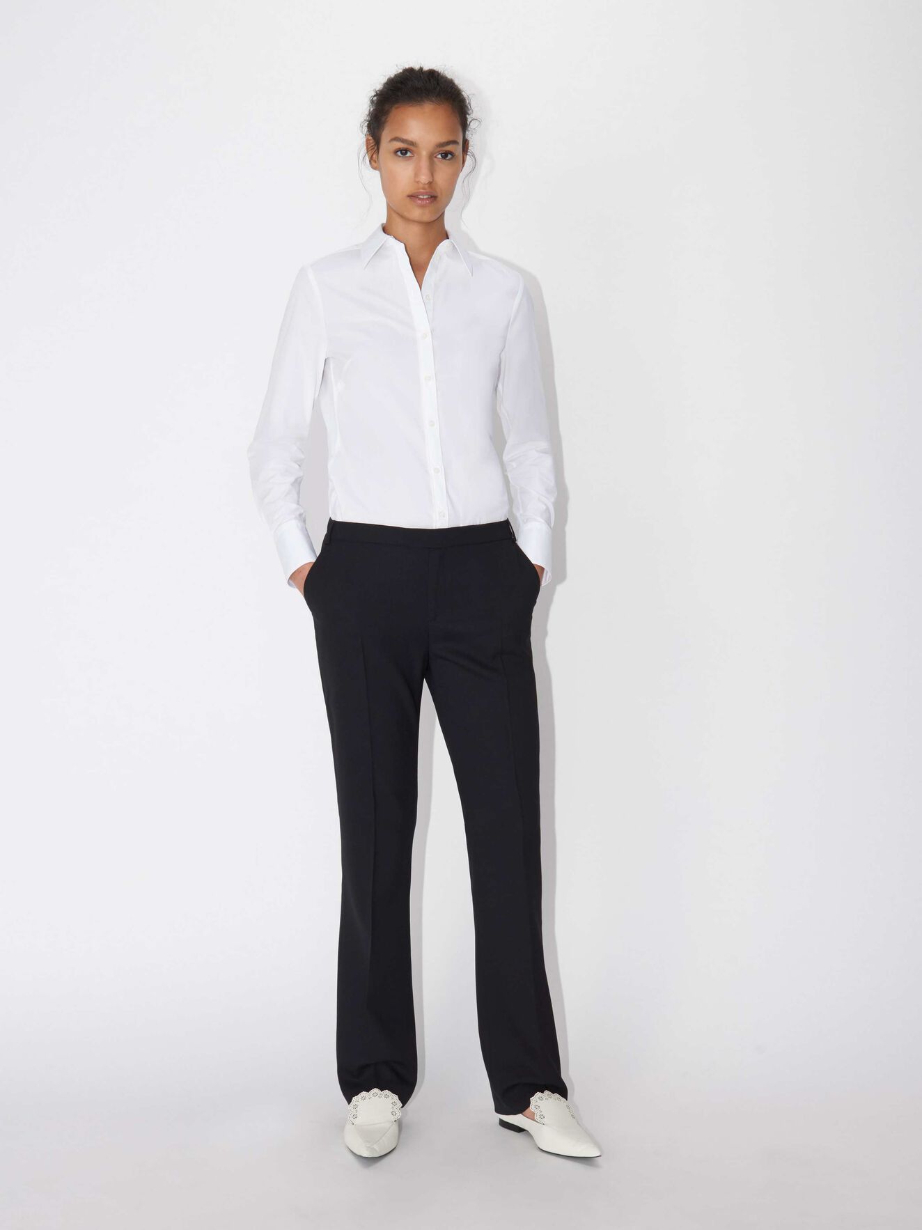 Ame Bluse in Bright White from Tiger of Sweden Ame Bluse in Bright White from Tiger of Sweden