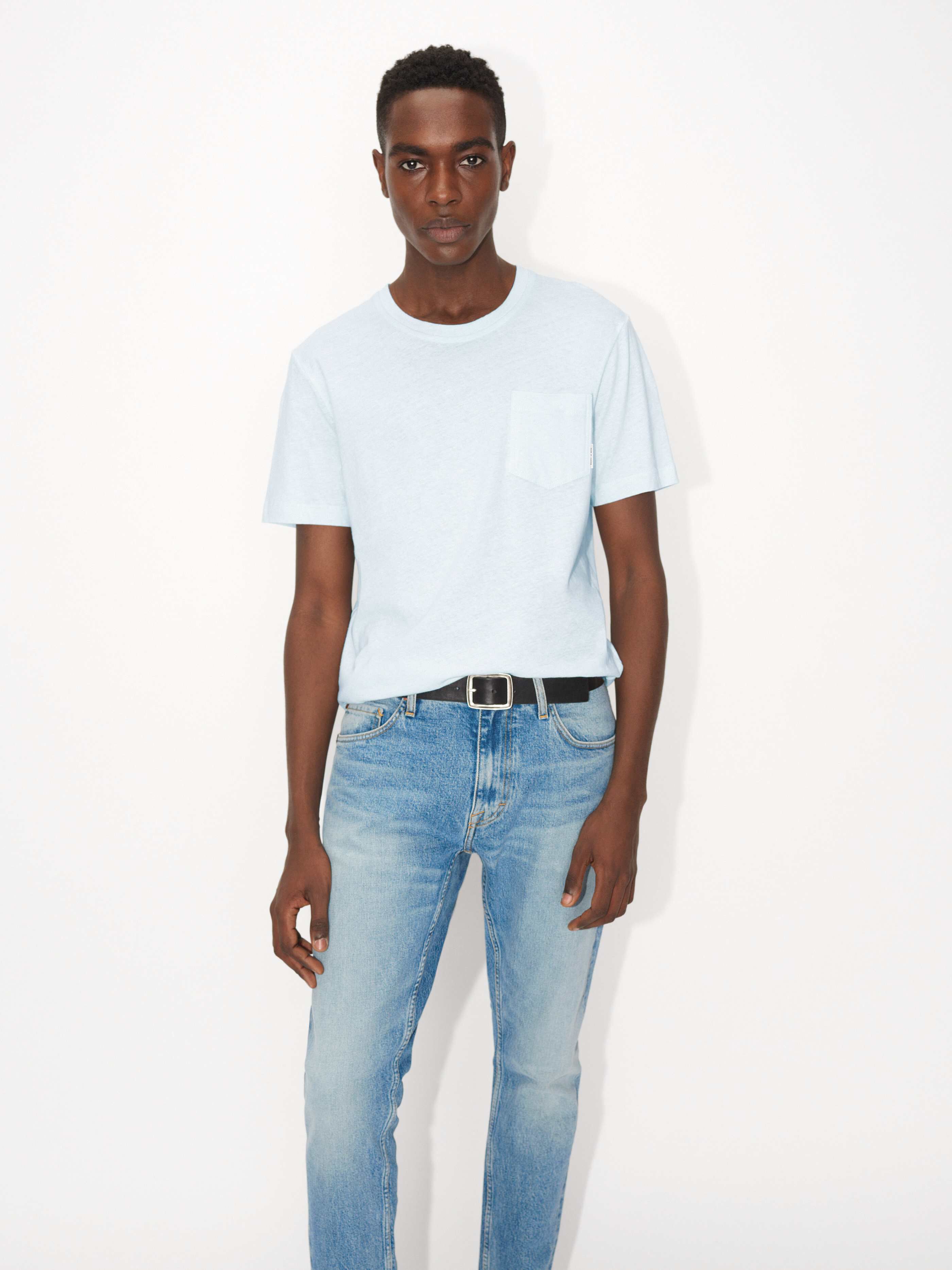 Didelot L T shirt Buy T shirts online Tiger of Sweden DIDELOT - T-shirts - pastelblue