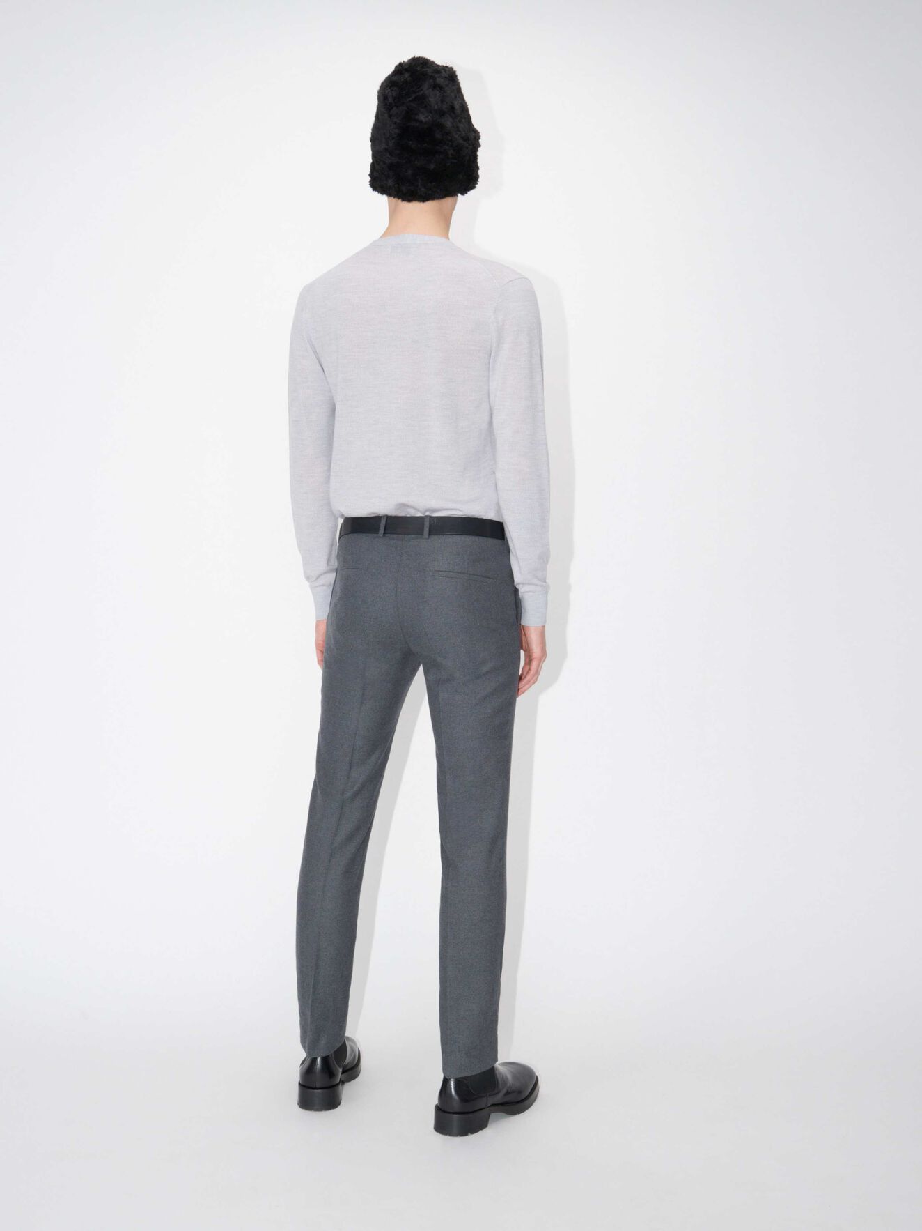 Navid Cardigan in Light grey melange from Tiger of Sweden Navid Cardigan in Light grey melange from Tiger of Sweden