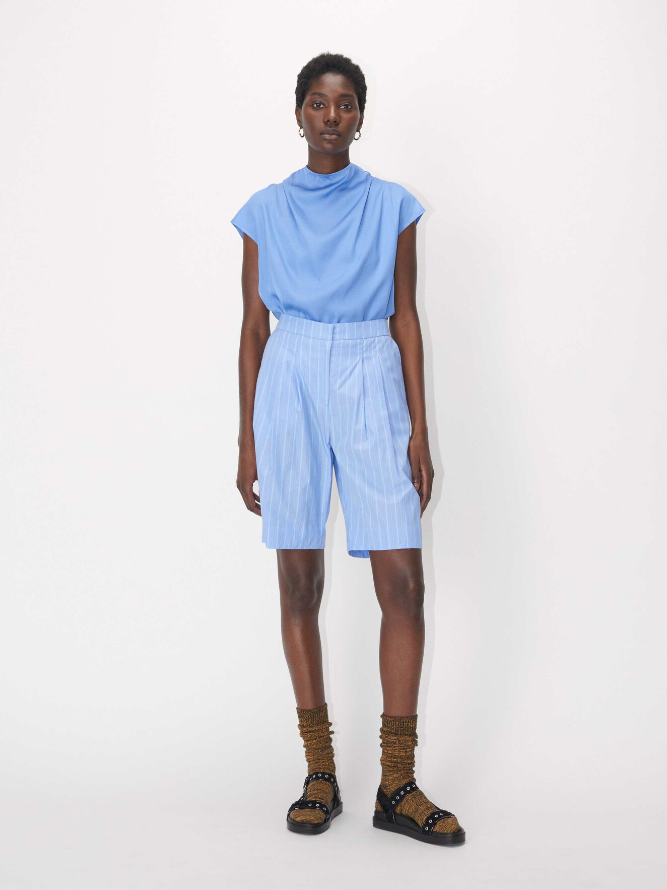 Volon Top in Clear Blue from Tiger of Sweden Volon Top in Clear Blue from Tiger of Sweden