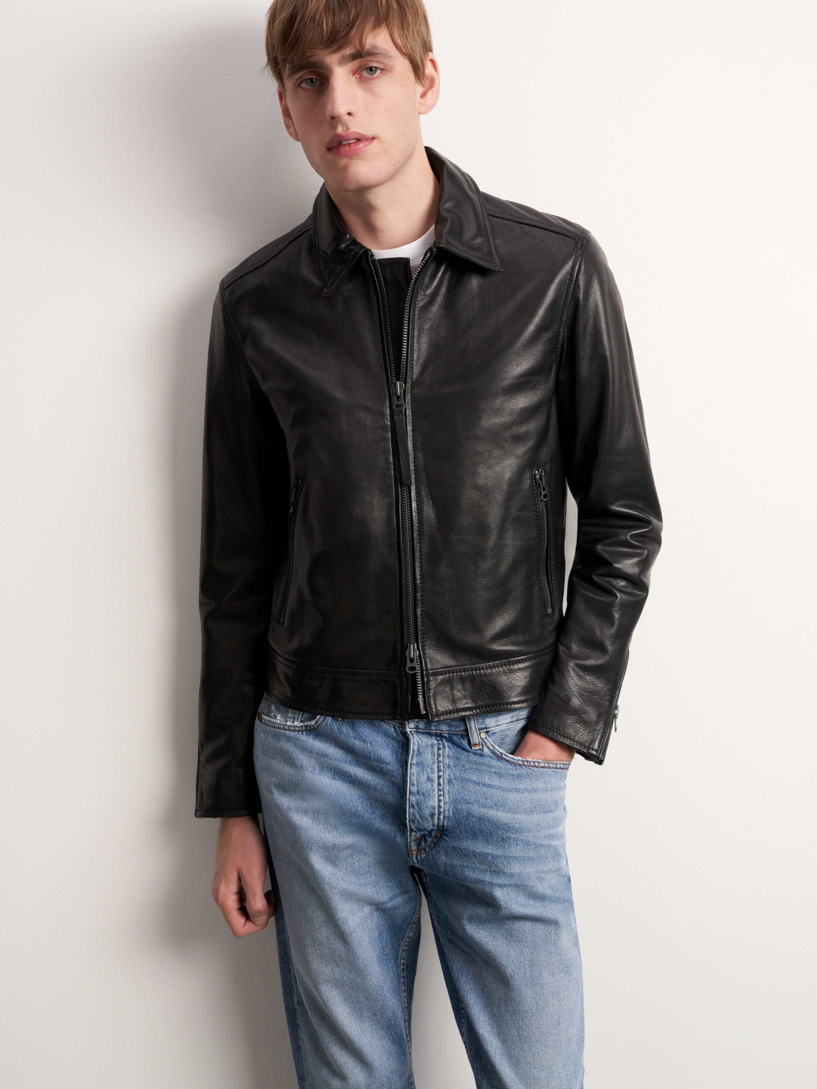 leather tanker jacket
