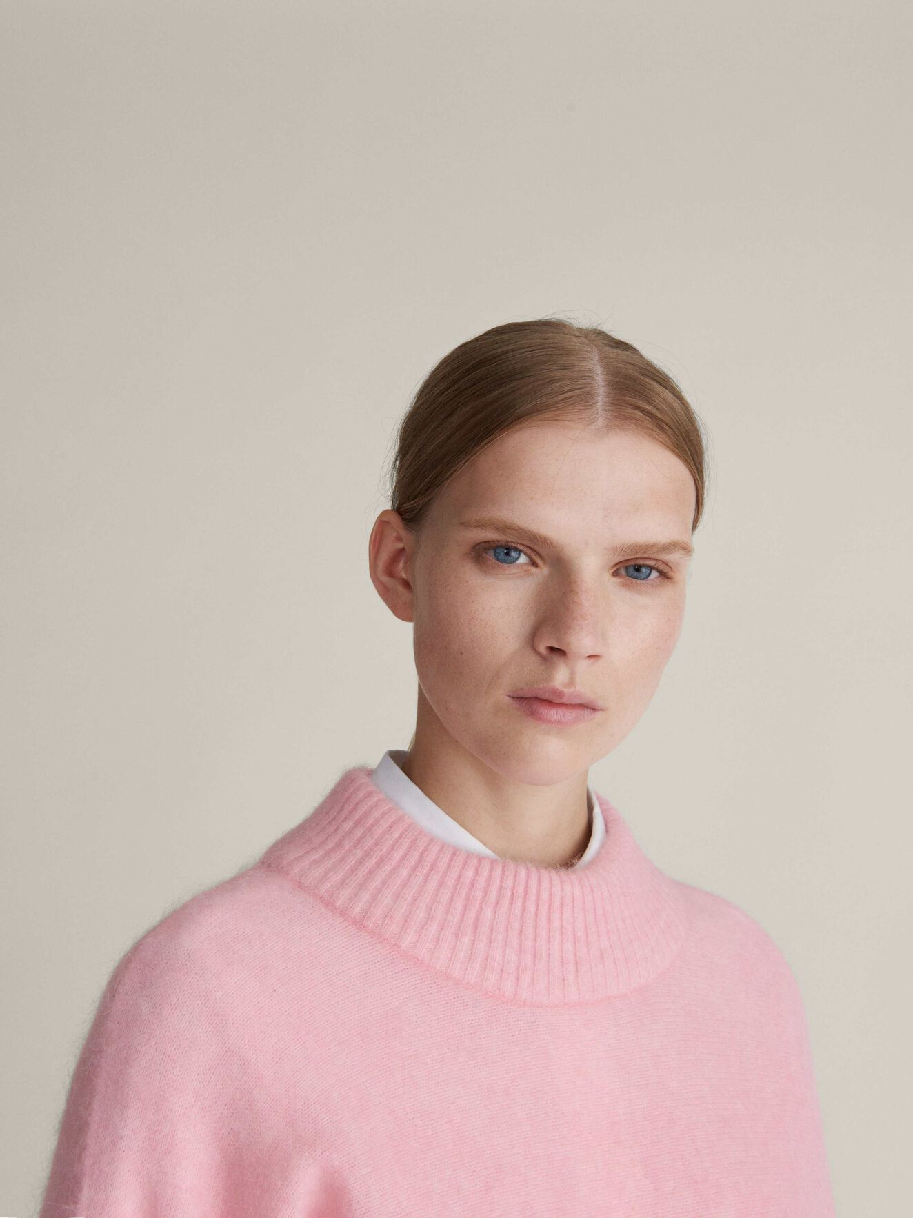 Cassio Pullover in Peach Blush from Tiger of Sweden Cassio Pullover in Peach Blush from Tiger of Sweden