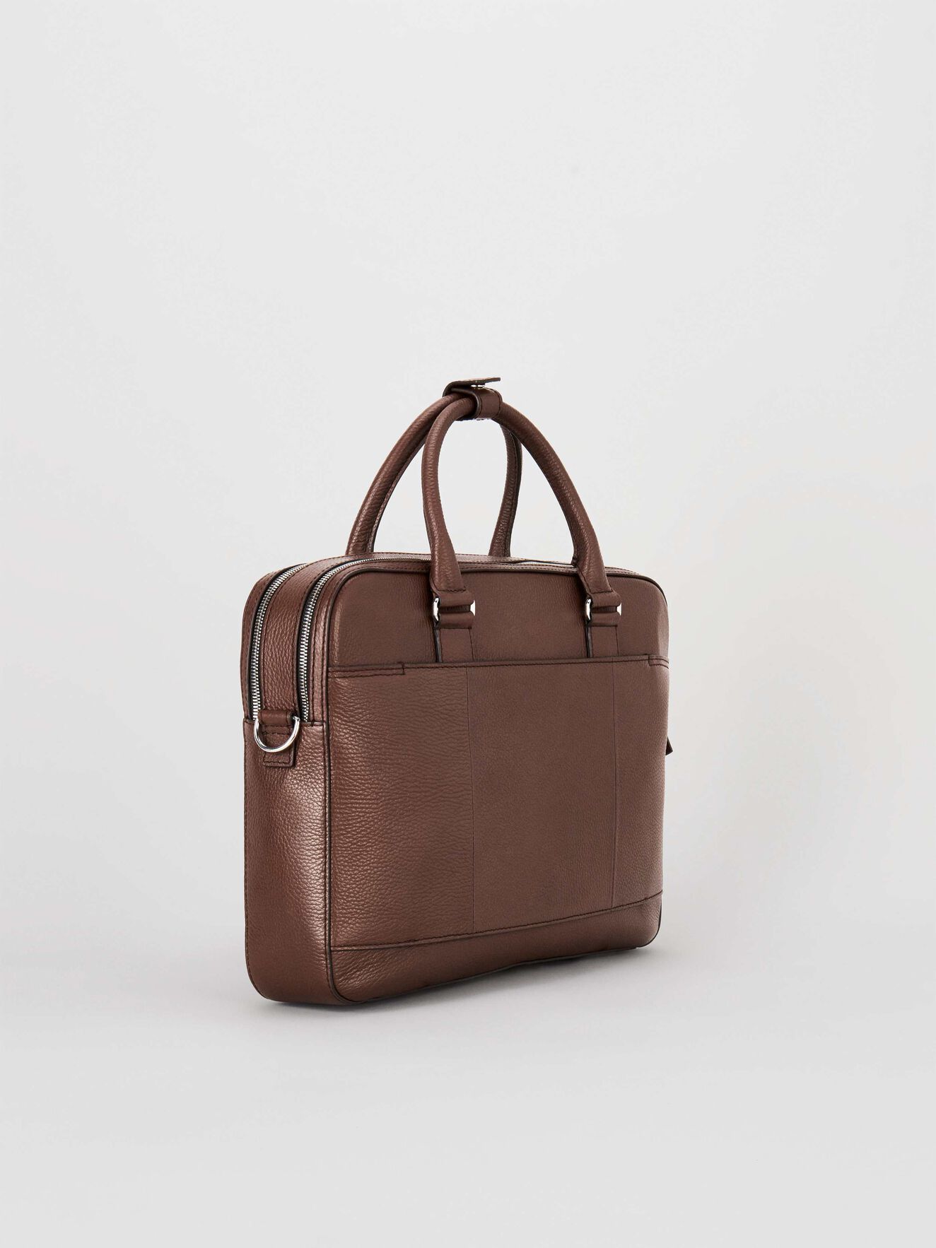Burin Briefcase in Cognac from Tiger of Sweden Burin Briefcase in Cognac from Tiger of Sweden