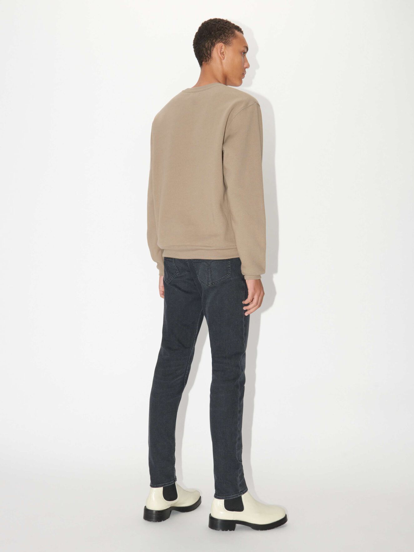Tano Emb Sweatshirt in Sand from Tiger of Sweden Tano Emb Sweatshirt in Sand from Tiger of Sweden