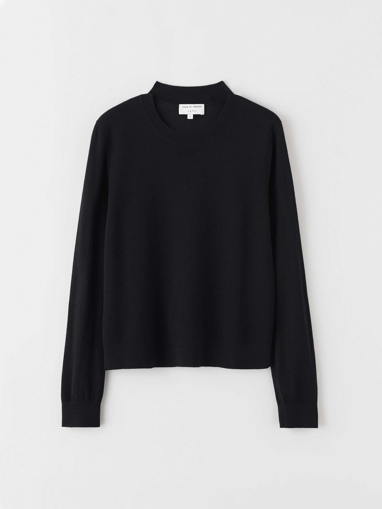 Mania Pullover in Black from Tiger of Sweden Mania Pullover in Black from Tiger of Sweden