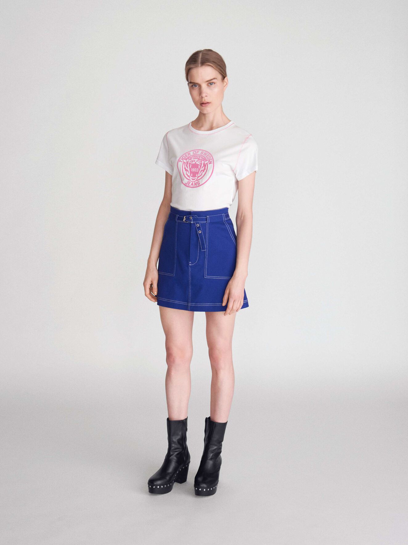 Popsicle Skirt in Deep Ocean Blue from Tiger of Sweden Popsicle Skirt in Deep Ocean Blue from Tiger of Sweden