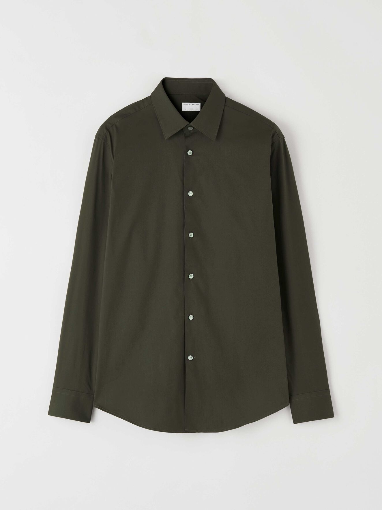 Farrell Shirt in Dark Green from Tiger of Sweden Farrell Shirt in Dark Green from Tiger of Sweden