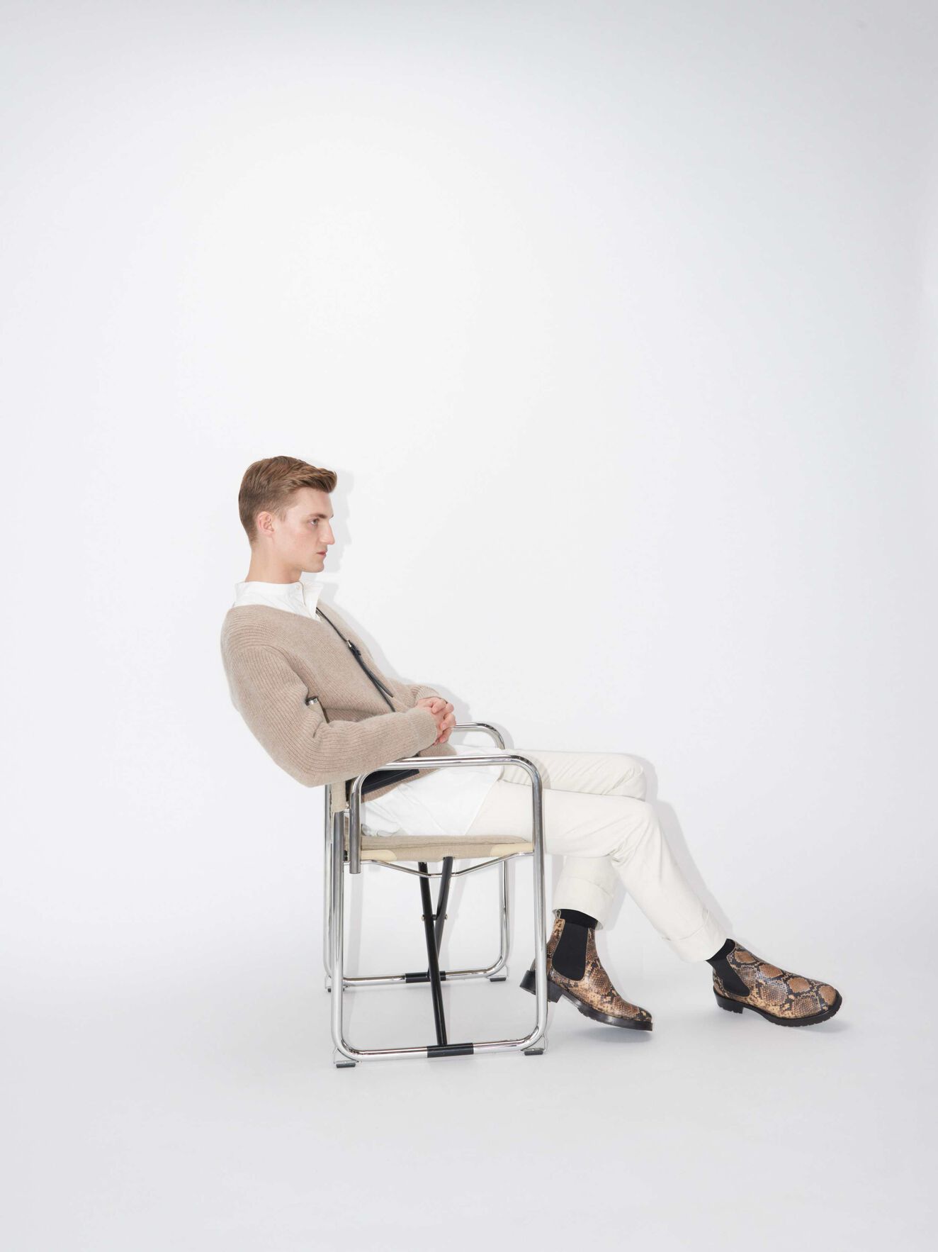 Truetone Hose in Pure white from Tiger of Sweden Truetone Hose in Pure white from Tiger of Sweden