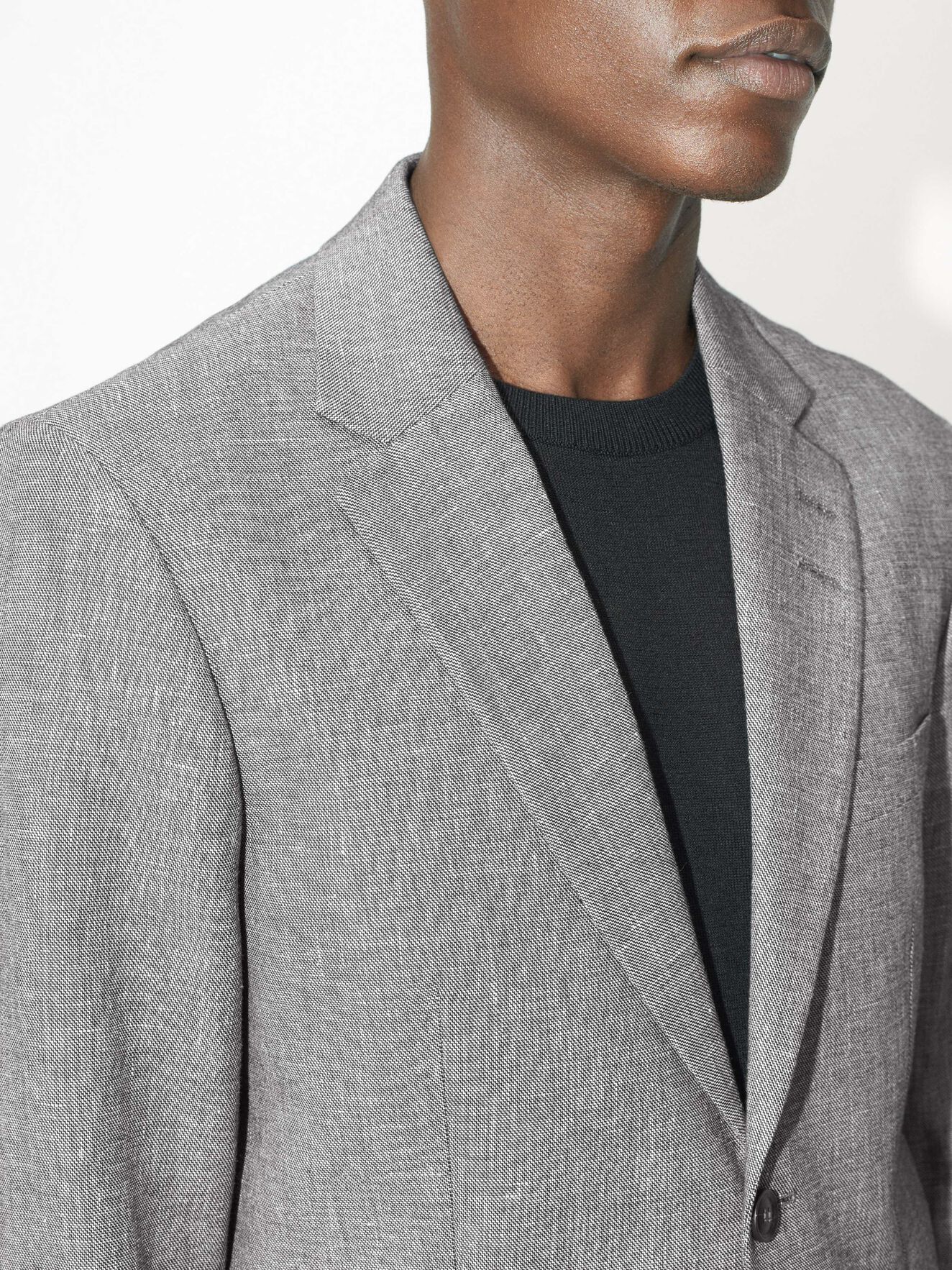 Jamonte Hl Blazer in Light grey melange from Tiger of Sweden Jamonte Hl Blazer in Light grey melange from Tiger of Sweden