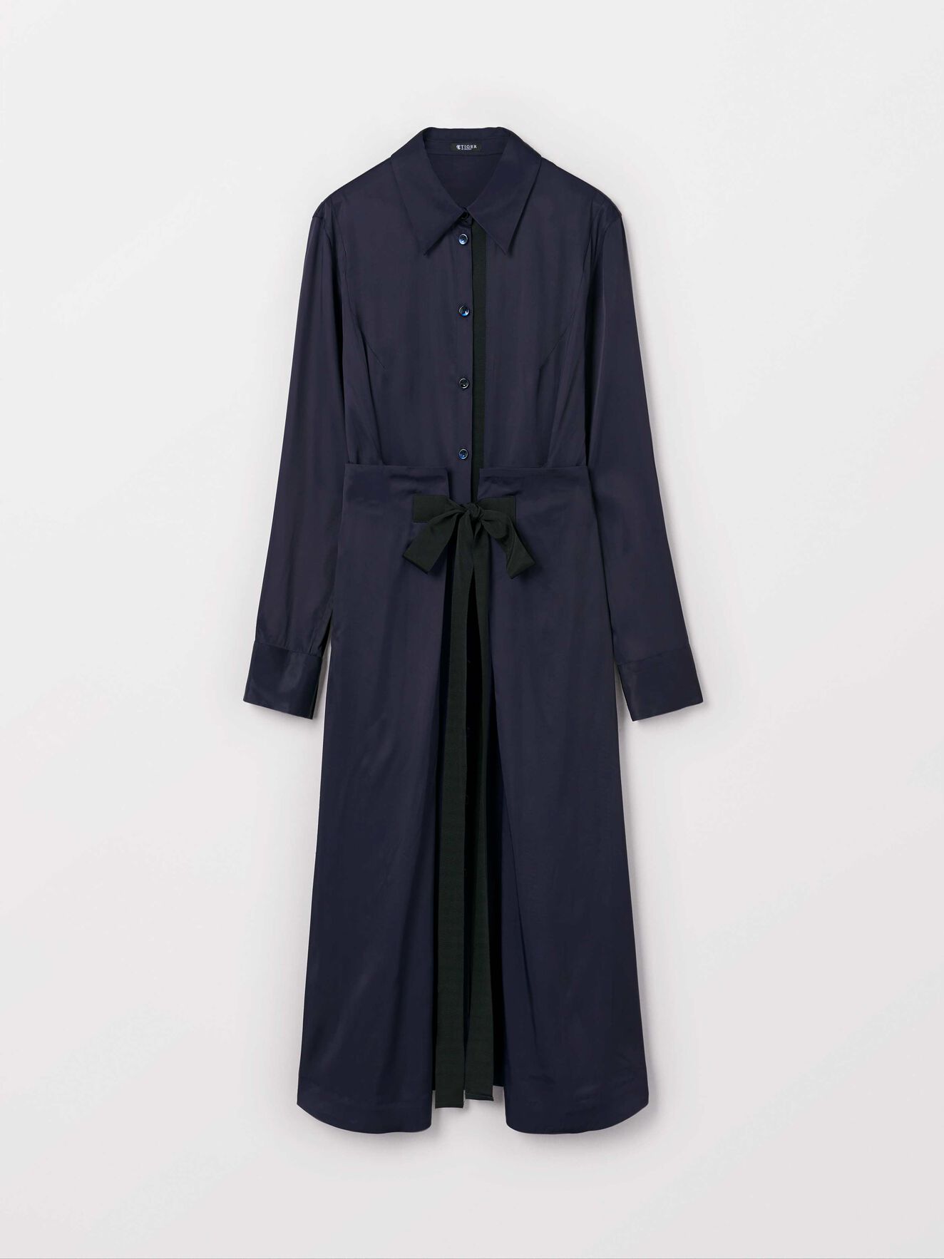 Sydberg Shirt-Dress in Dark Sea from Tiger of Sweden Sydberg Shirt-Dress in Dark Sea from Tiger of Sweden