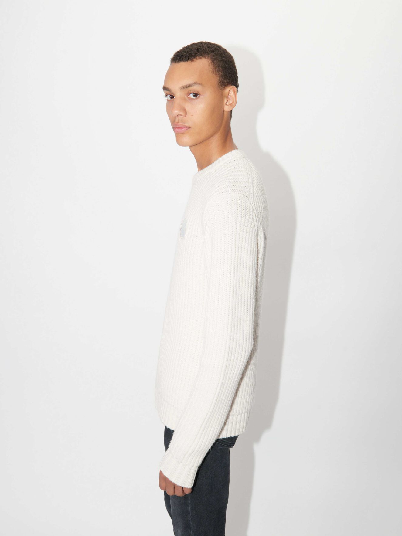 Todd Pullover in Birch Bark from Tiger of Sweden Todd Pullover in Birch Bark from Tiger of Sweden