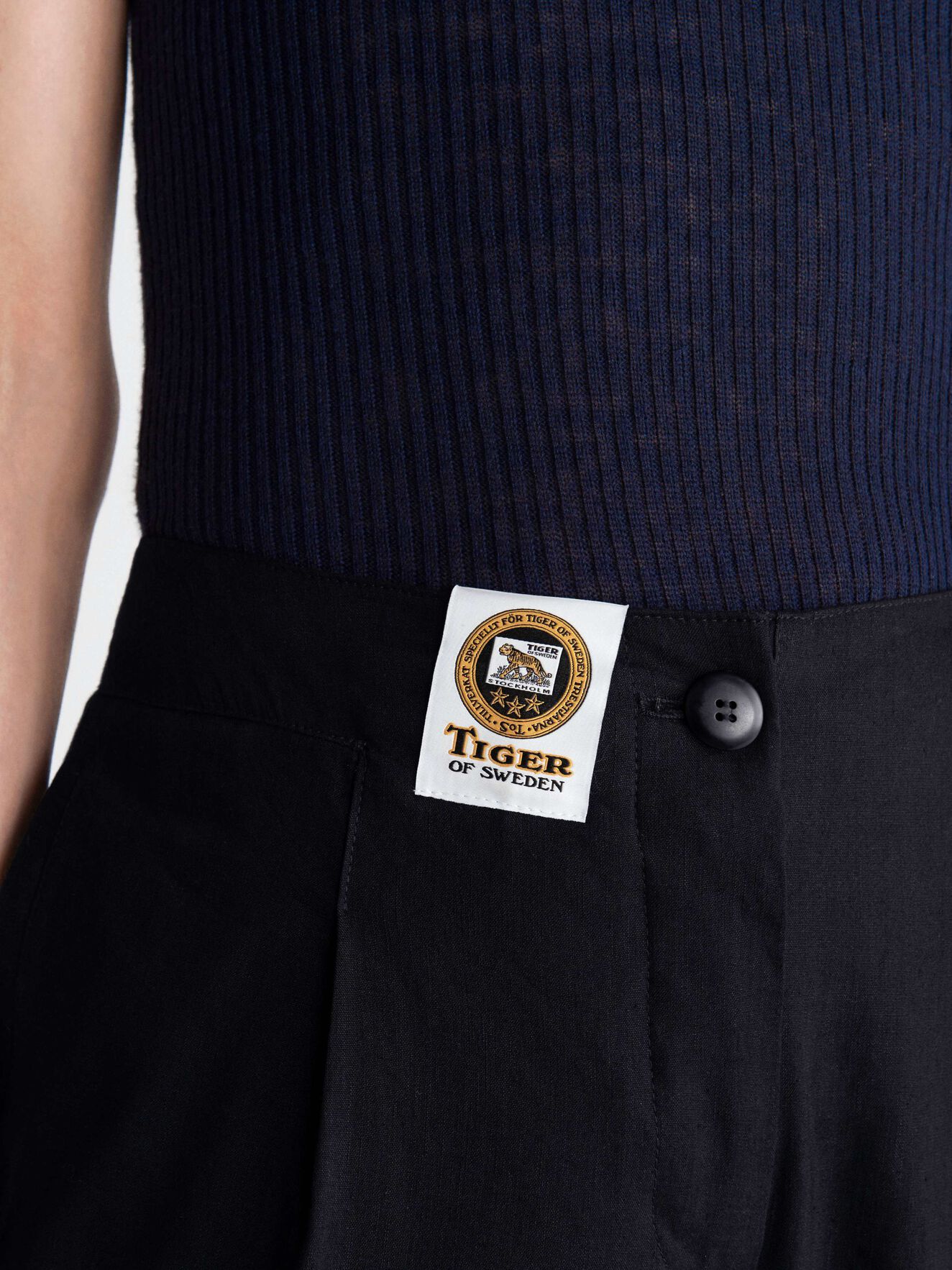 Ara L Trousers in Black from Tiger of Sweden Ara L Trousers in Black from Tiger of Sweden
