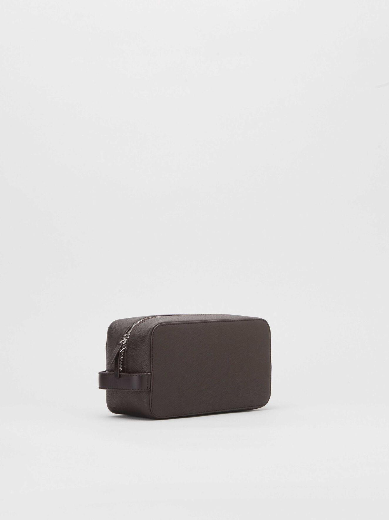 Webb Wash Bag in Dark Brown from Tiger of Sweden Webb Wash Bag in Dark Brown from Tiger of Sweden