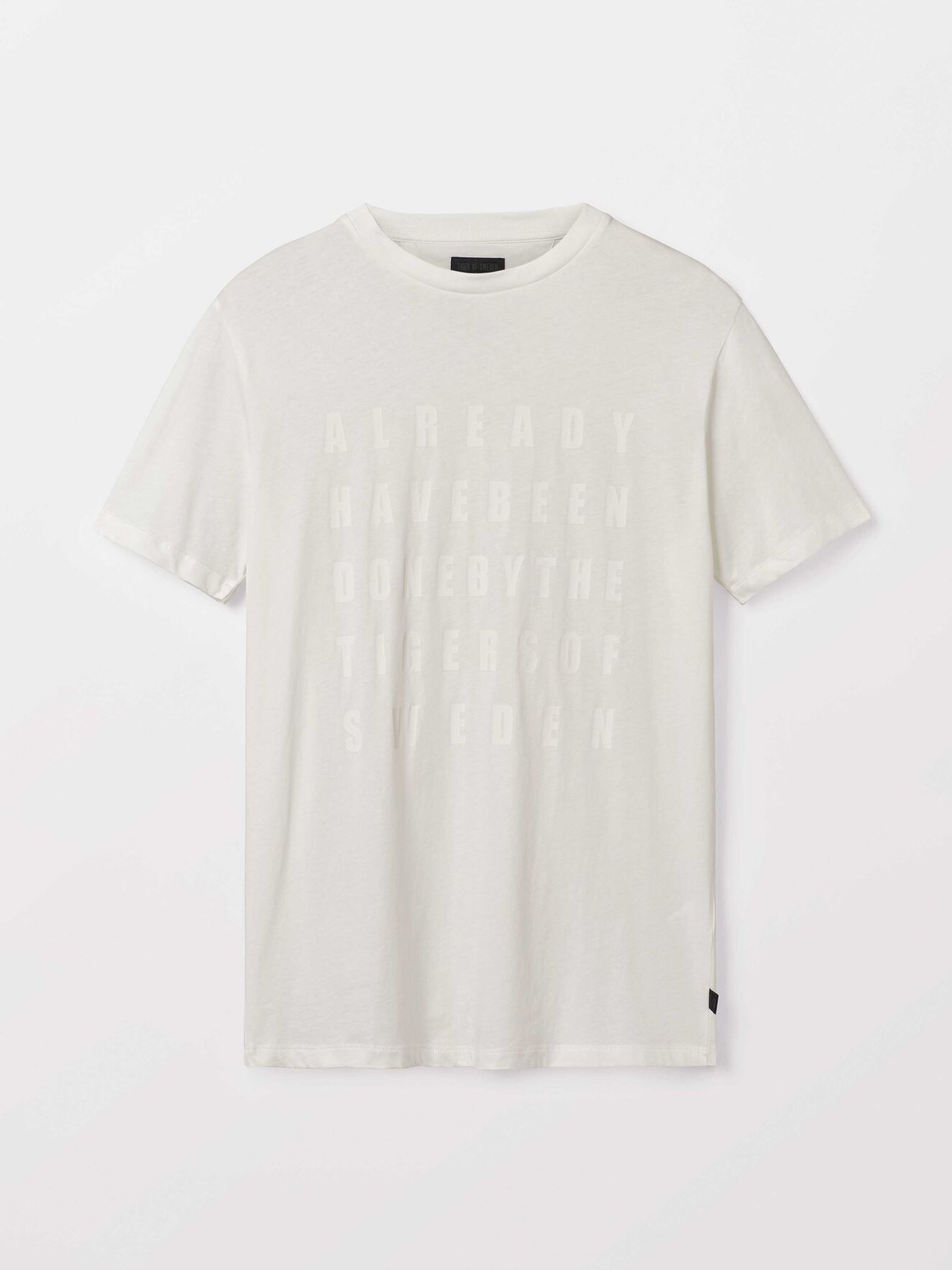 Fleek Pr T-Shirt in White Light from Tiger of Sweden Fleek Pr T-Shirt in White Light from Tiger of Sweden