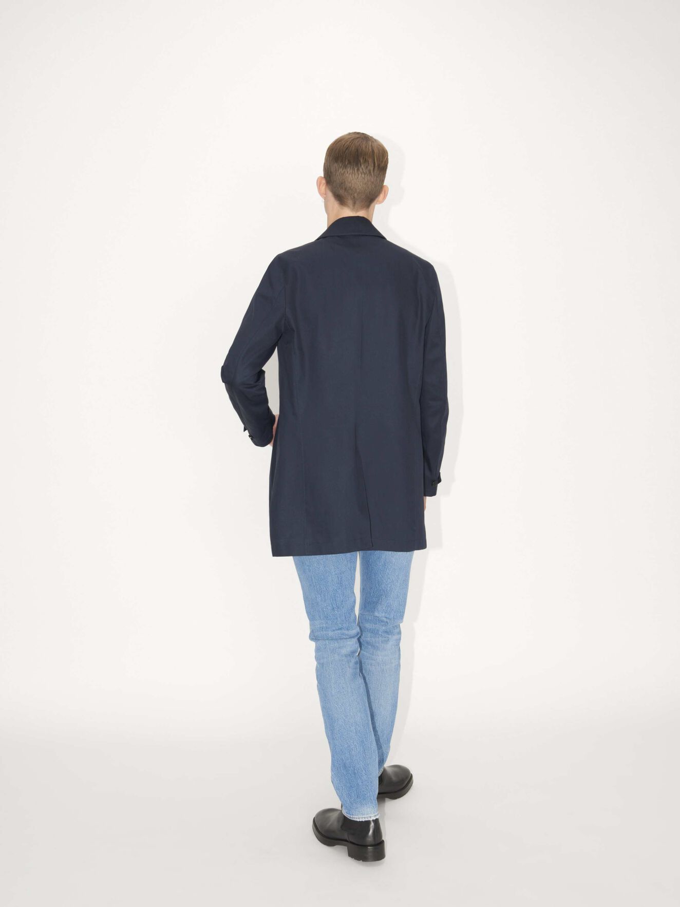 Carred Coat in Light Ink from Tiger of Sweden Carred Coat in Light Ink from Tiger of Sweden