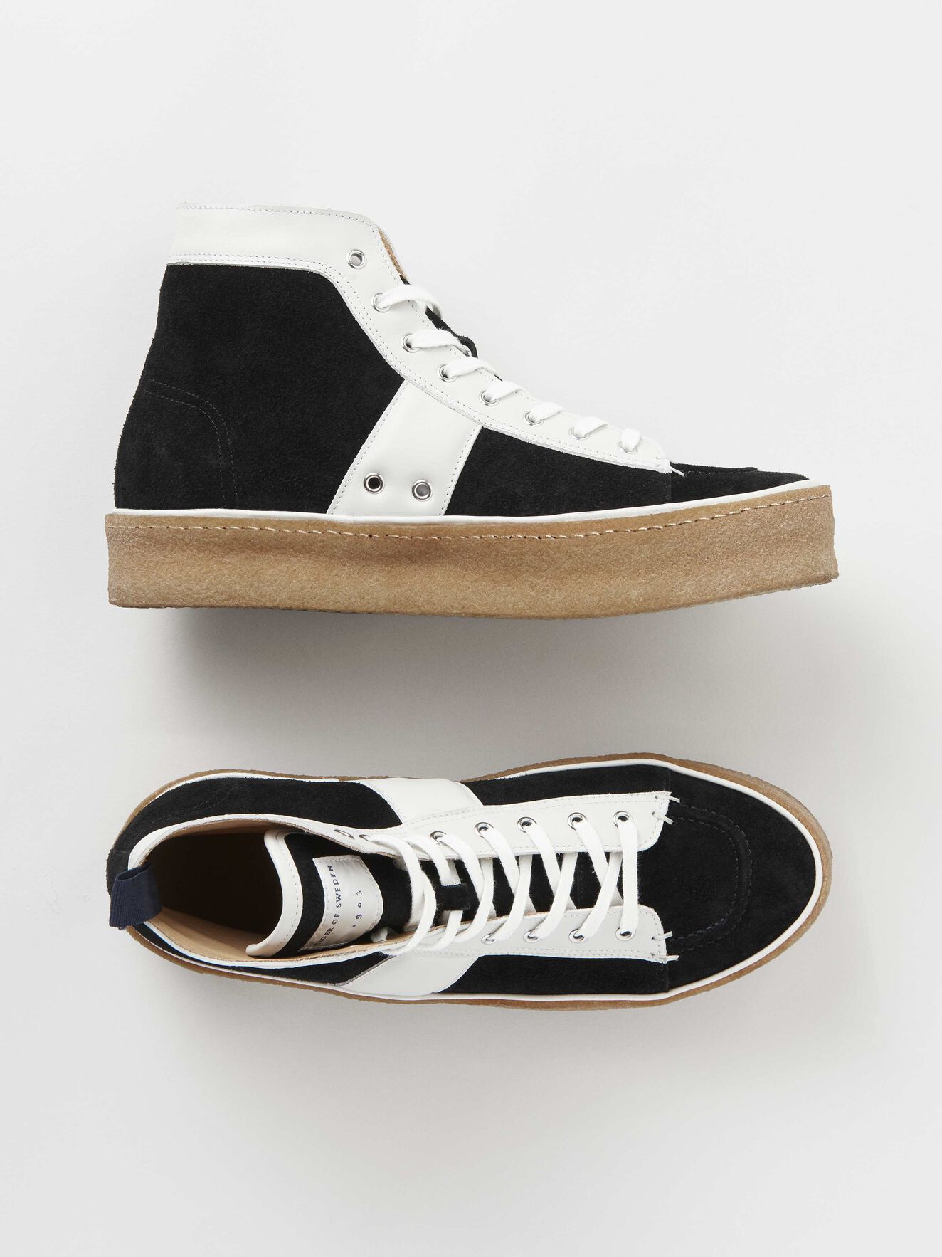 Verge Hi Sneakers in Black from Tiger of Sweden Verge Hi Sneakers in Black from Tiger of Sweden