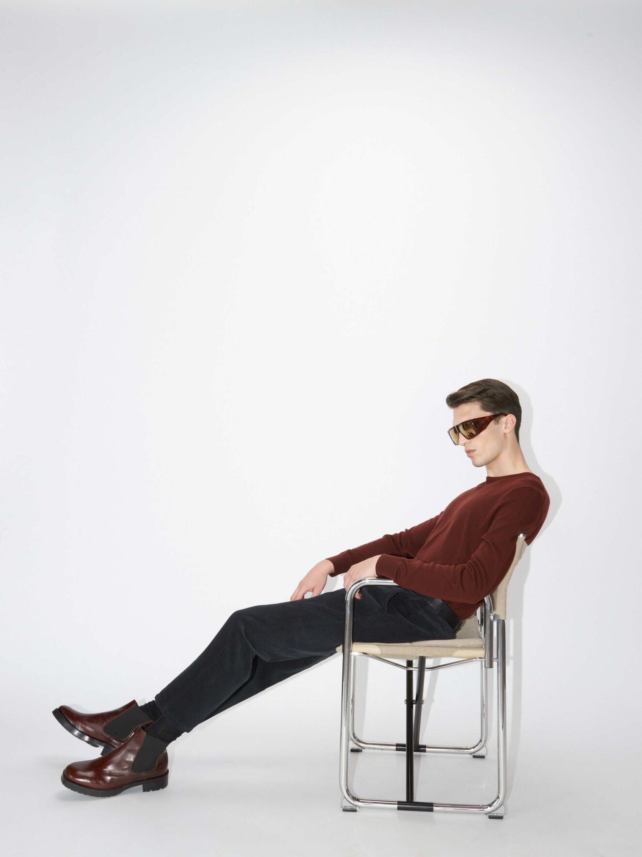 Nichols Pullover in Regal Red from Tiger of Sweden Nichols Pullover in Regal Red from Tiger of Sweden