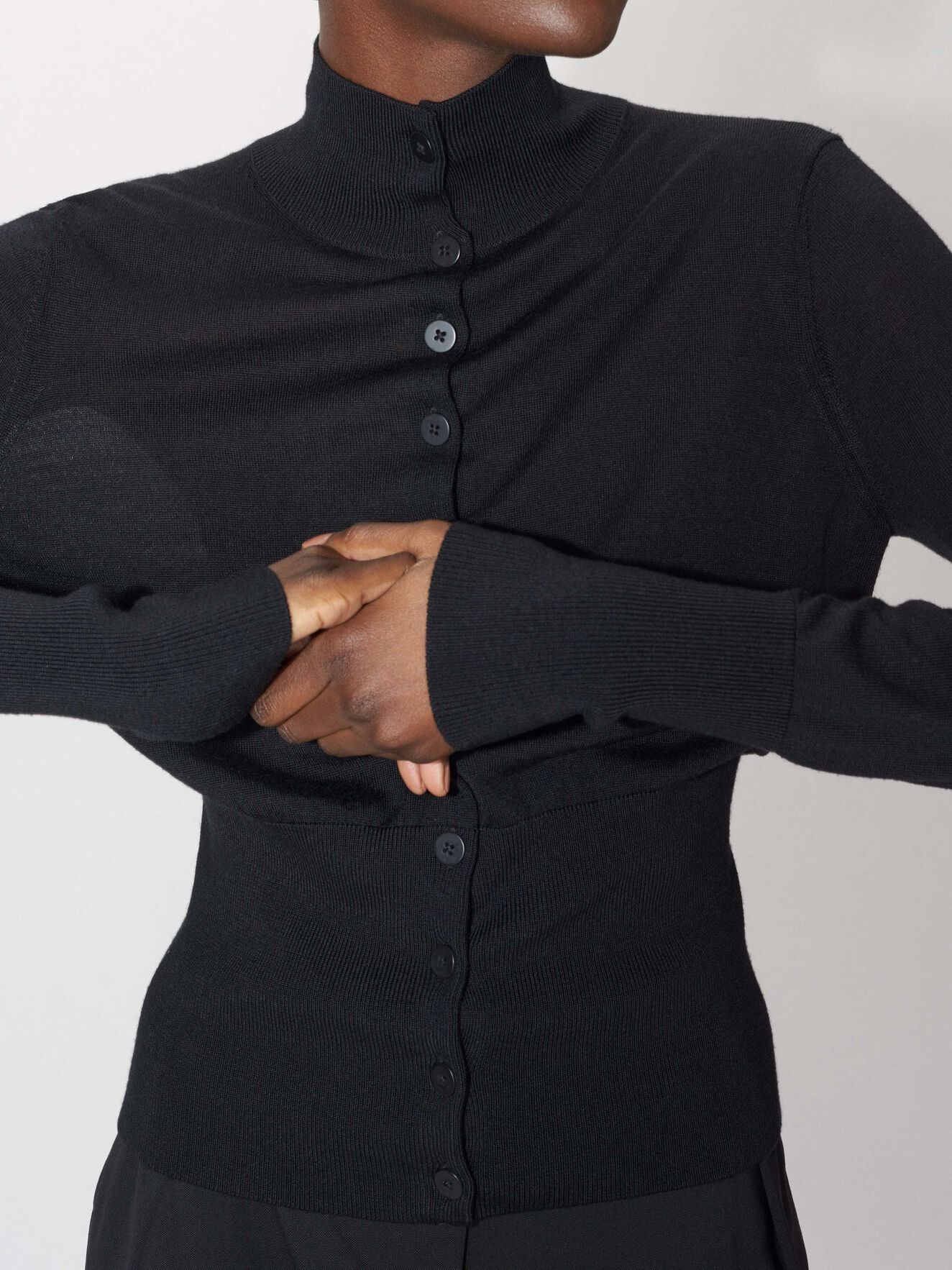 Nepal Cardigan in Black from Tiger of Sweden Nepal Cardigan in Black from Tiger of Sweden