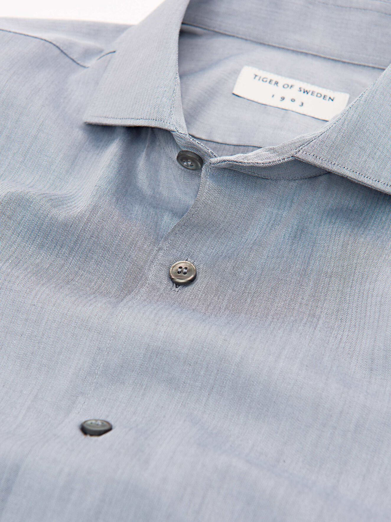 Farrell 5 Shirt in Med Grey Mel from Tiger of Sweden Farrell 5 Shirt in Med Grey Mel from Tiger of Sweden