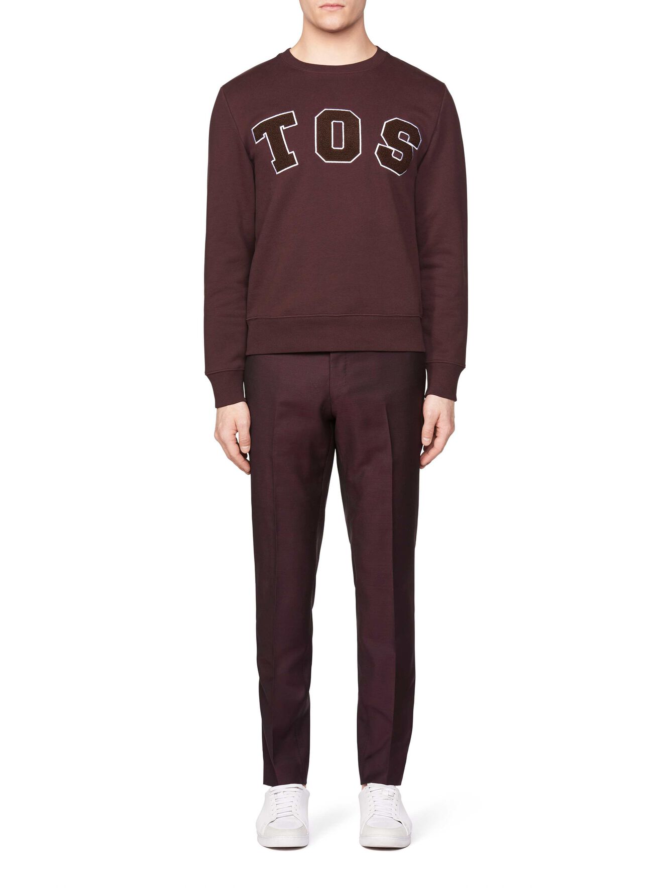 Hubertz Pr Sweatshirt in Dark Heather from Tiger of Sweden Hubertz Pr Sweatshirt in Dark Heather from Tiger of Sweden