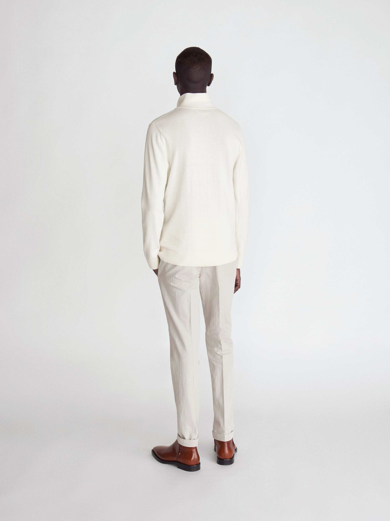 Nemus Pullover in Gardenia from Tiger of Sweden Nemus Pullover in Gardenia from Tiger of Sweden