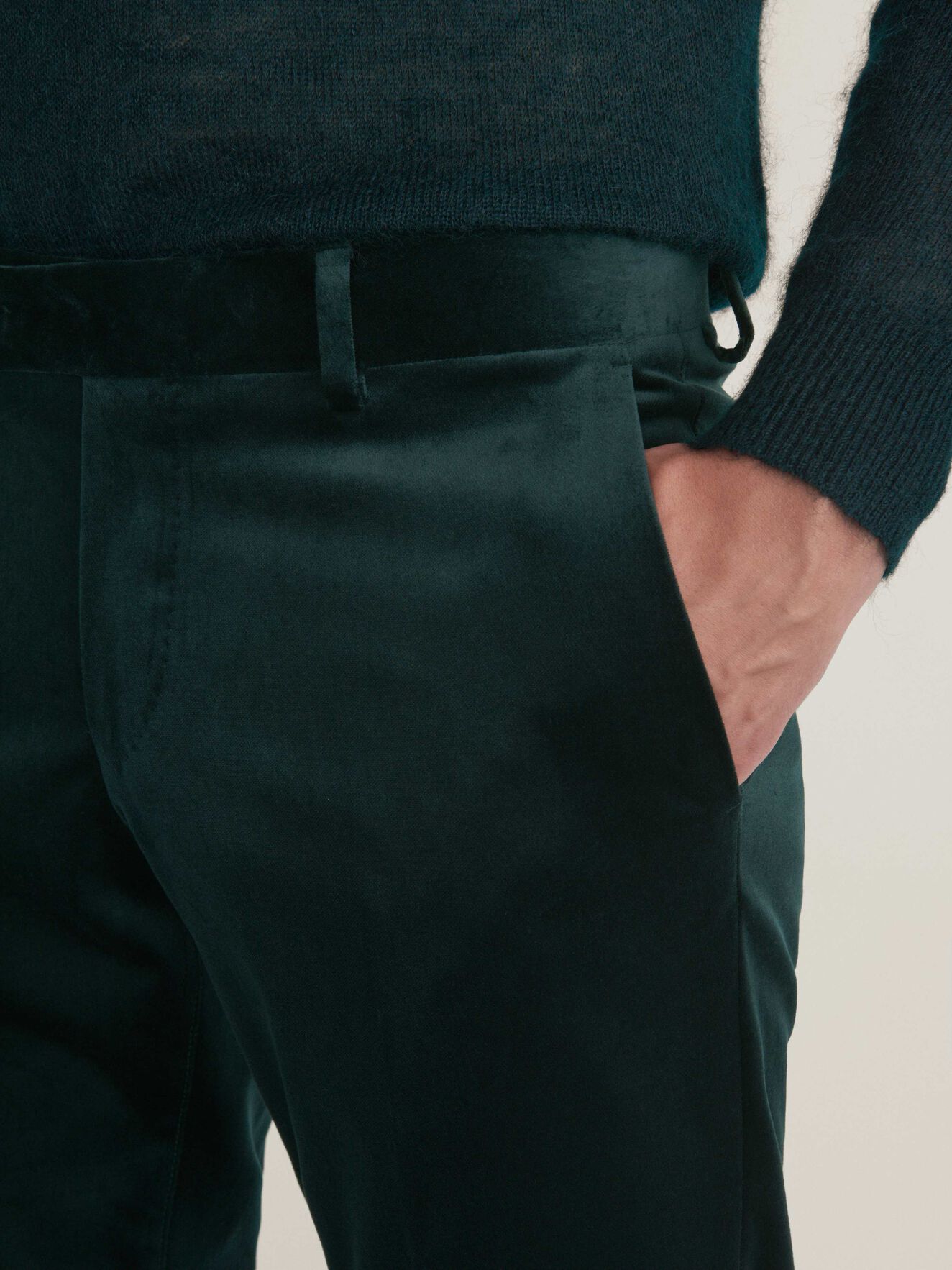 Tordon Trousers in Scarab Green from Tiger of Sweden Tordon Trousers in Scarab Green from Tiger of Sweden