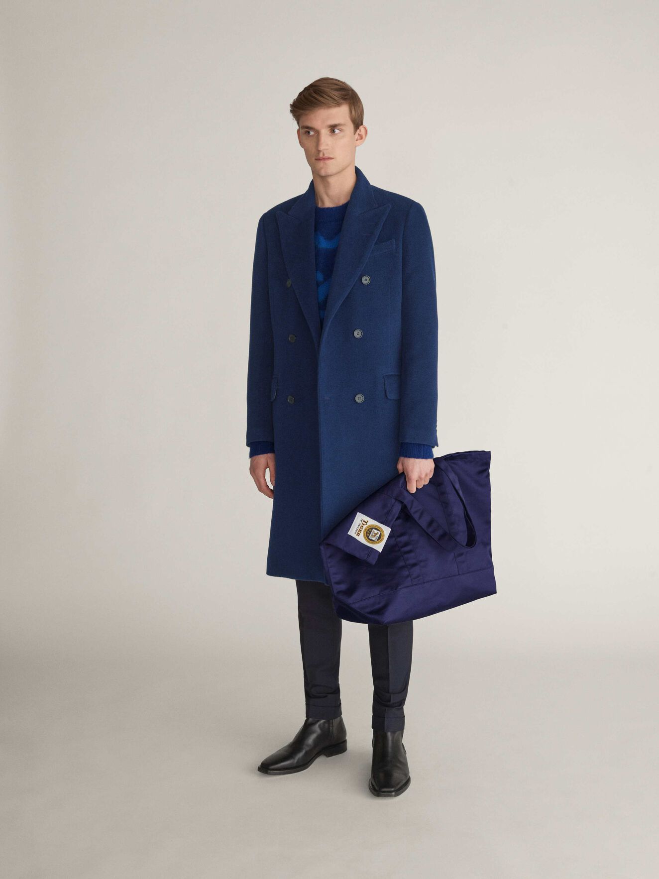 Drop S Tote in Royal Blue from Tiger of Sweden Drop S Tote in Royal Blue from Tiger of Sweden