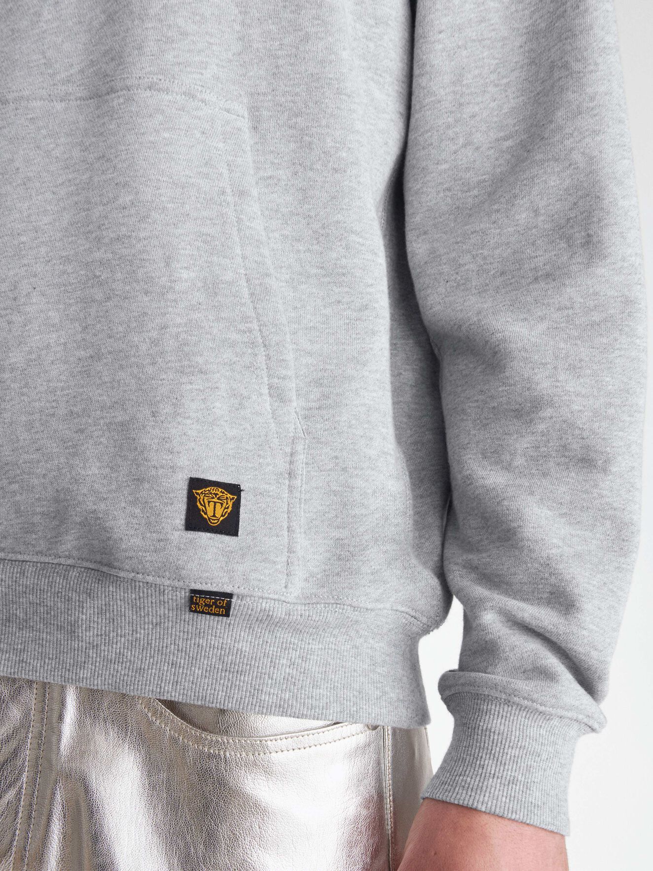 Eliaz Hoodie in Grey melange from Tiger of Sweden Eliaz Hoodie in Grey melange from Tiger of Sweden