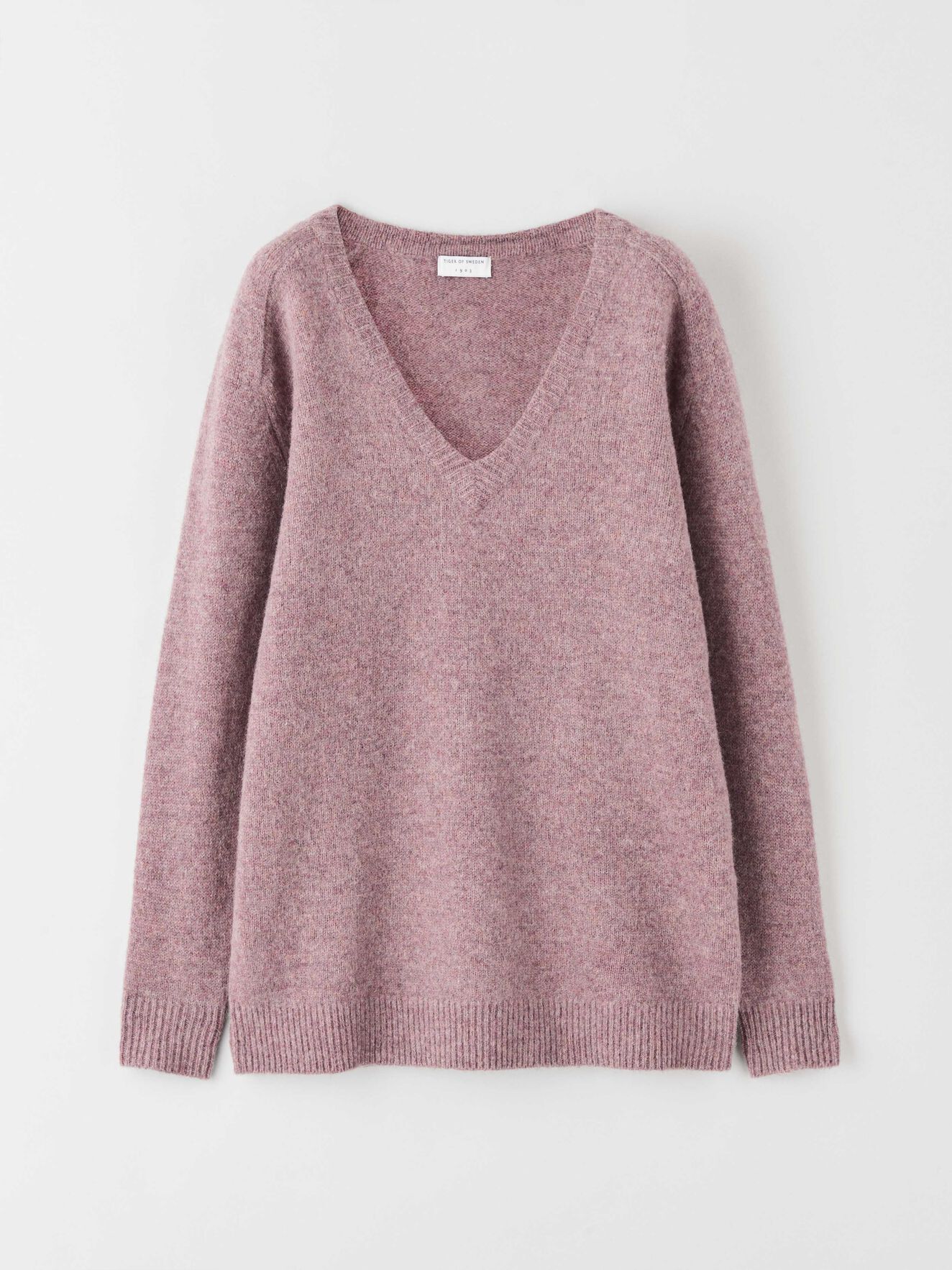 Moonflow Pullover in Washed Violet from Tiger of Sweden Moonflow Pullover in Washed Violet from Tiger of Sweden