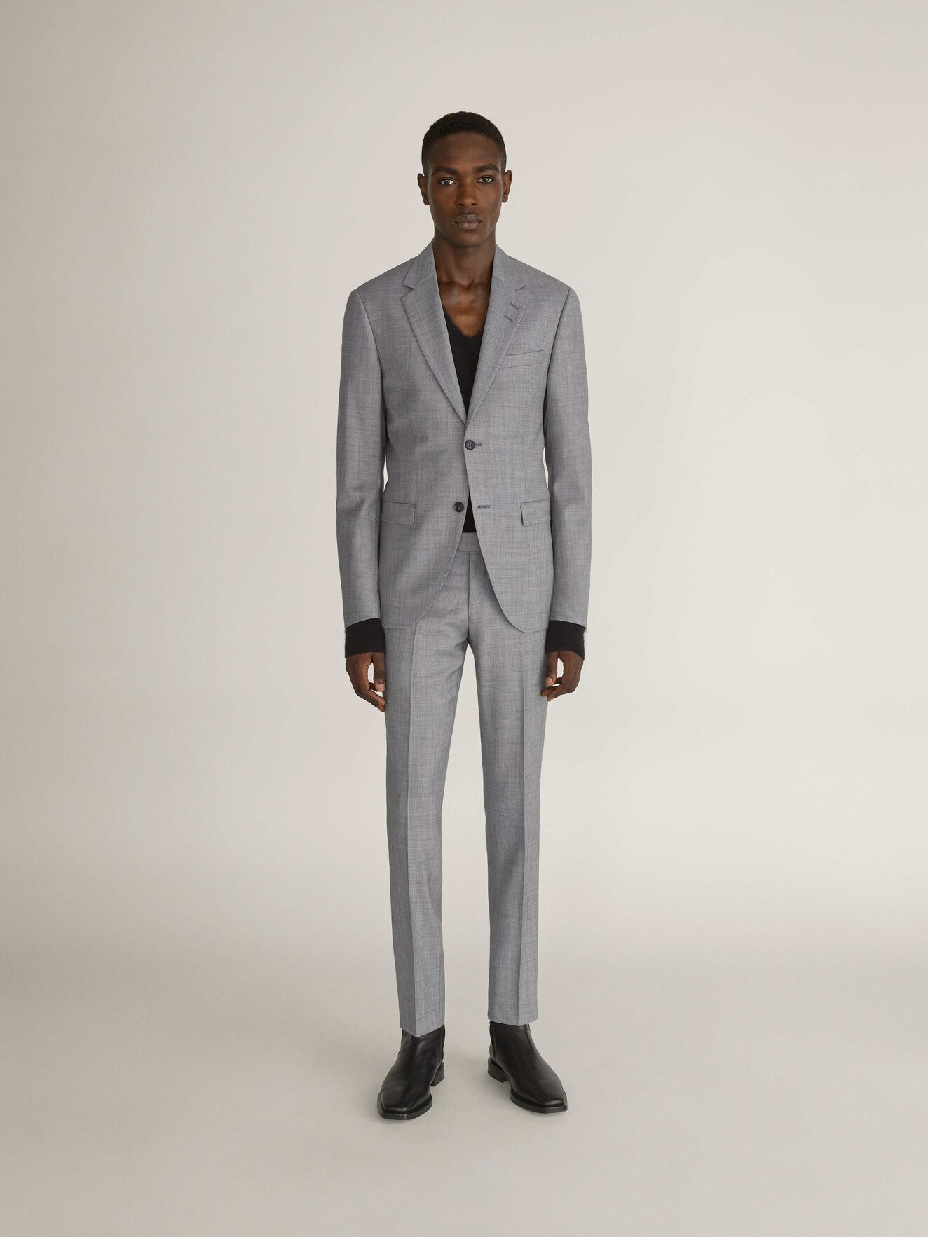 S.Jamonte Suit in Light grey melange from Tiger of Sweden S.Jamonte Suit in Light grey melange from Tiger of Sweden