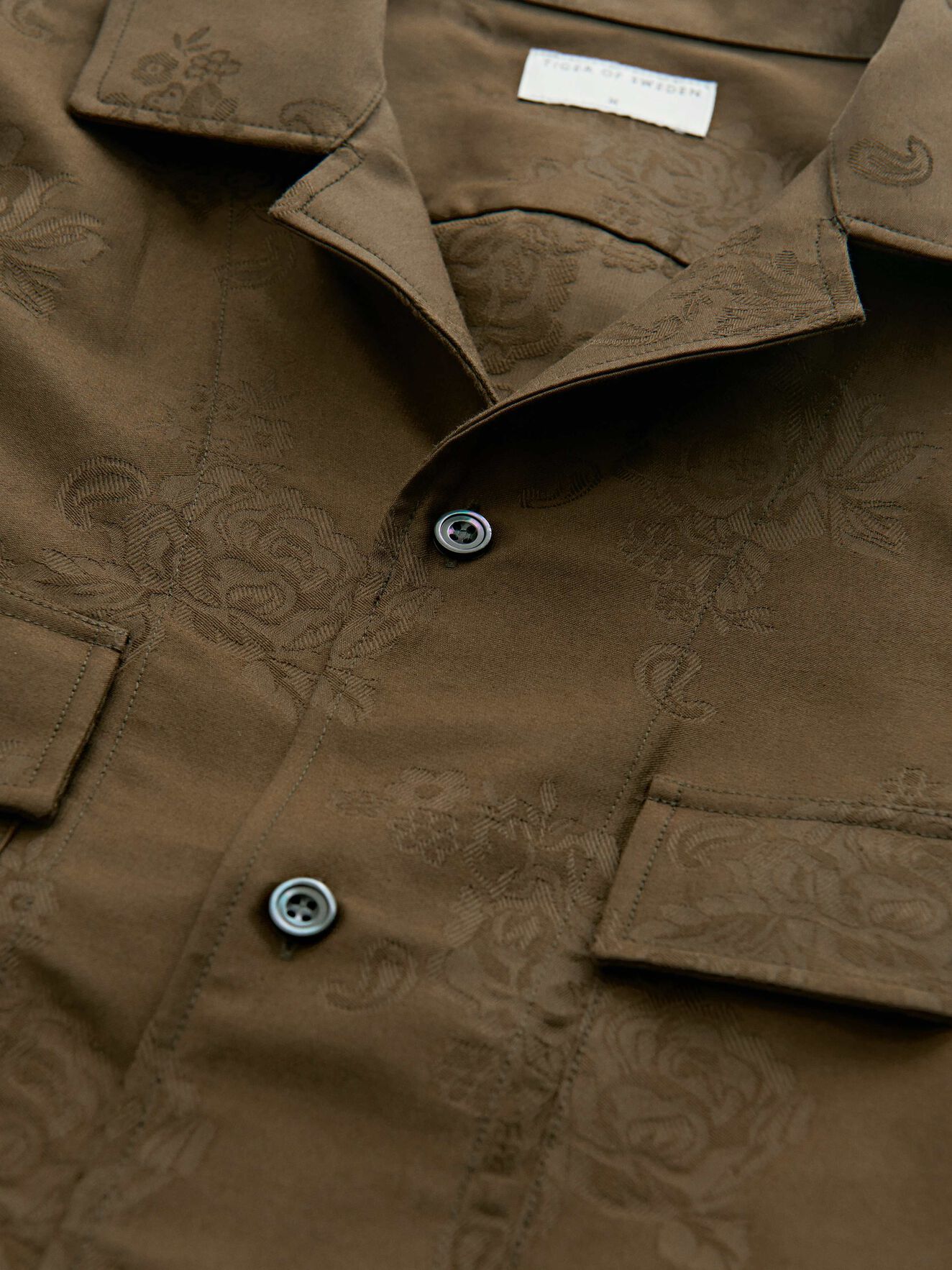 Azaleo Shirt in Rusty Sand from Tiger of Sweden Azaleo Shirt in Rusty Sand from Tiger of Sweden