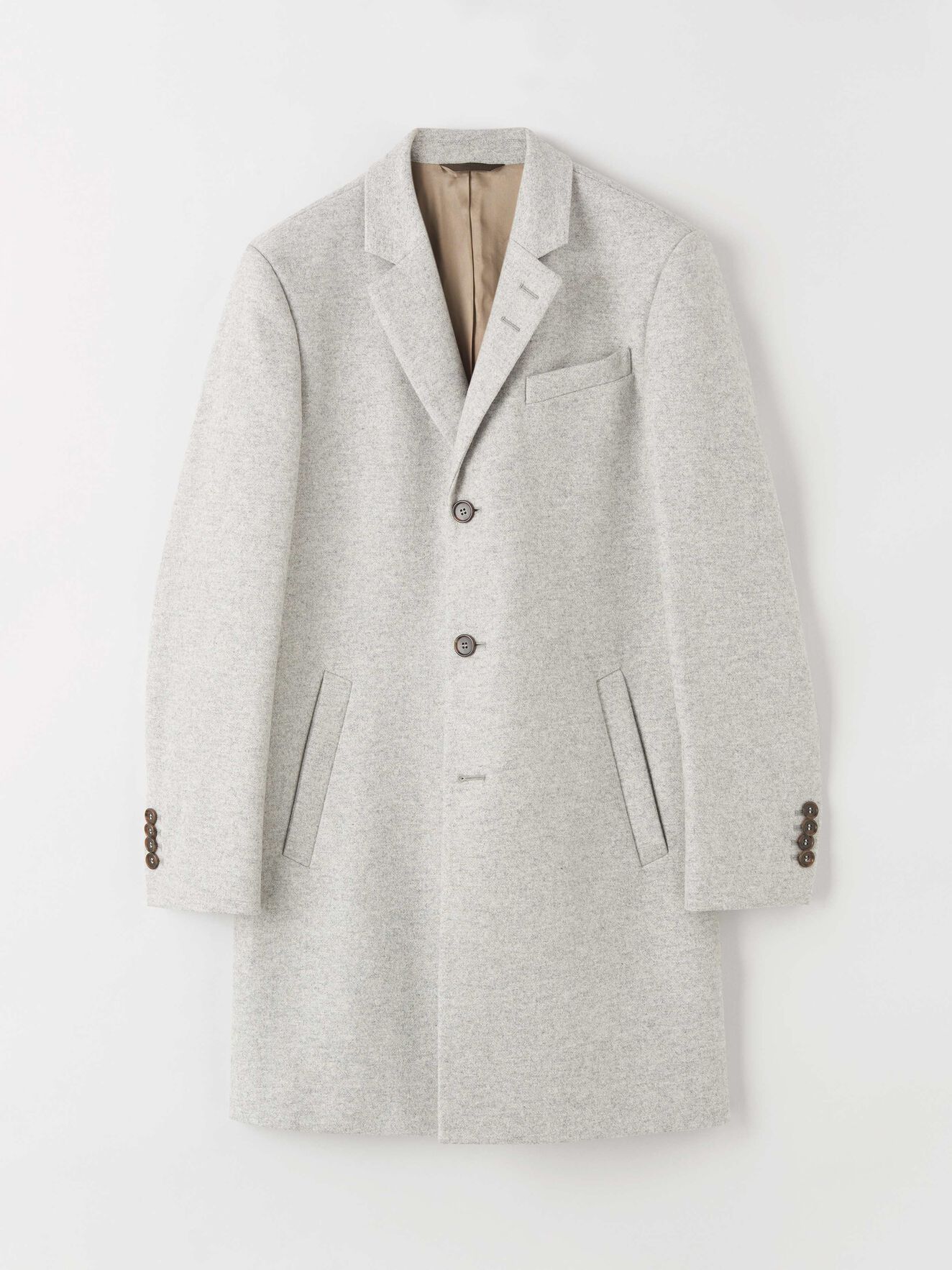 Cempsey Coat in Quiet Gray from Tiger of Sweden Cempsey Coat in Quiet Gray from Tiger of Sweden