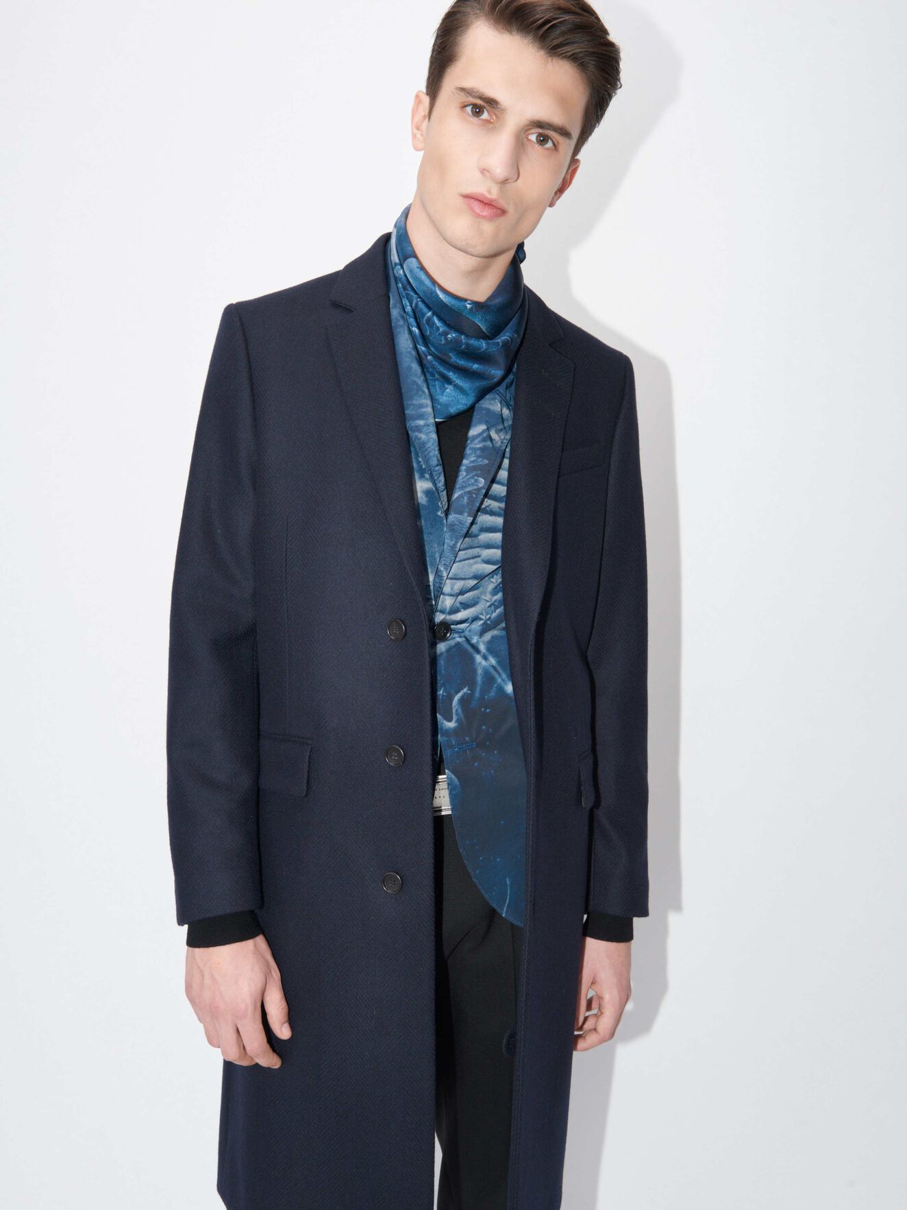 Coltmar Coat in Light Ink from Tiger of Sweden Coltmar Coat in Light Ink from Tiger of Sweden