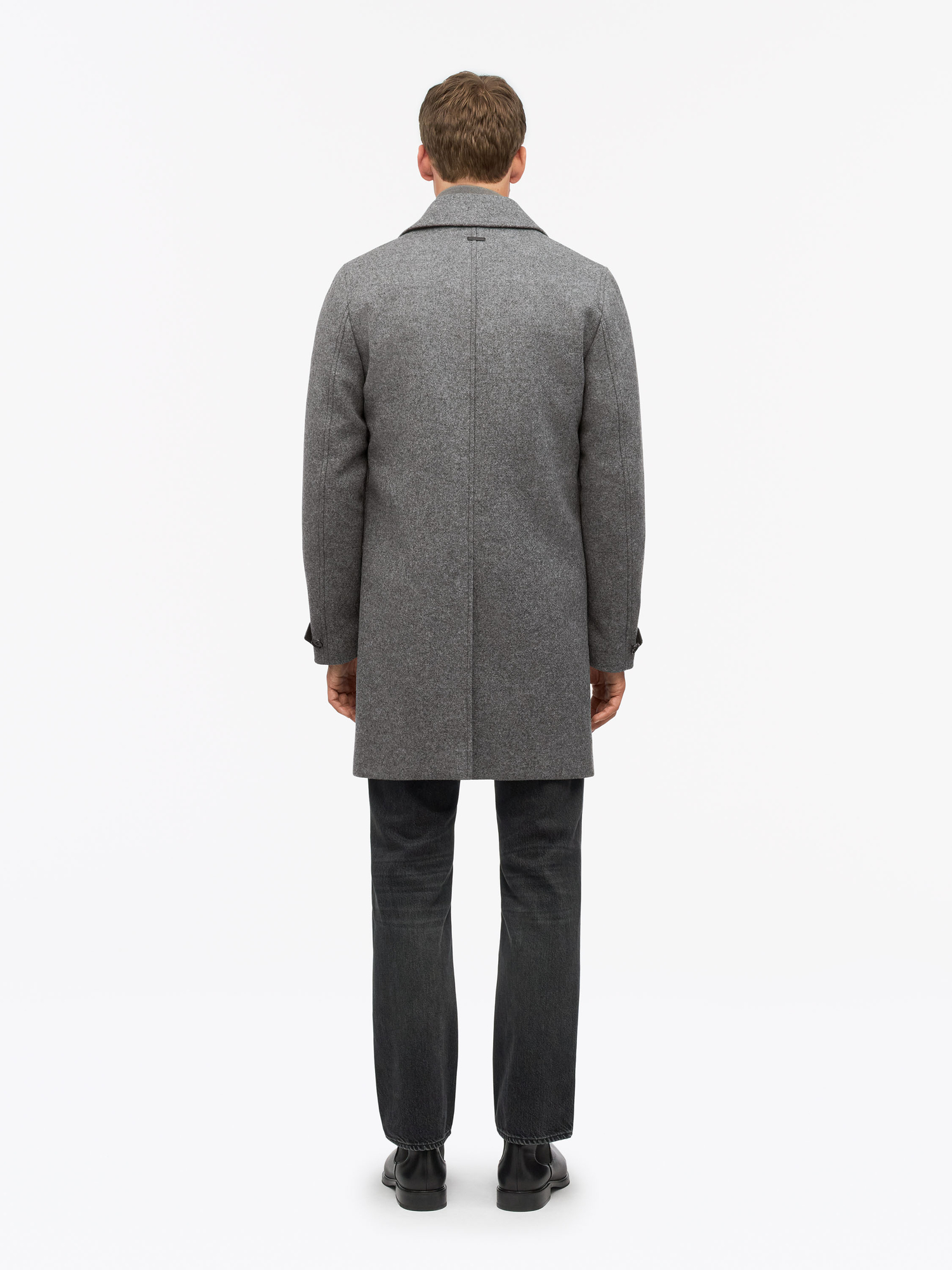 Manteau en Laine Recyclée Cane