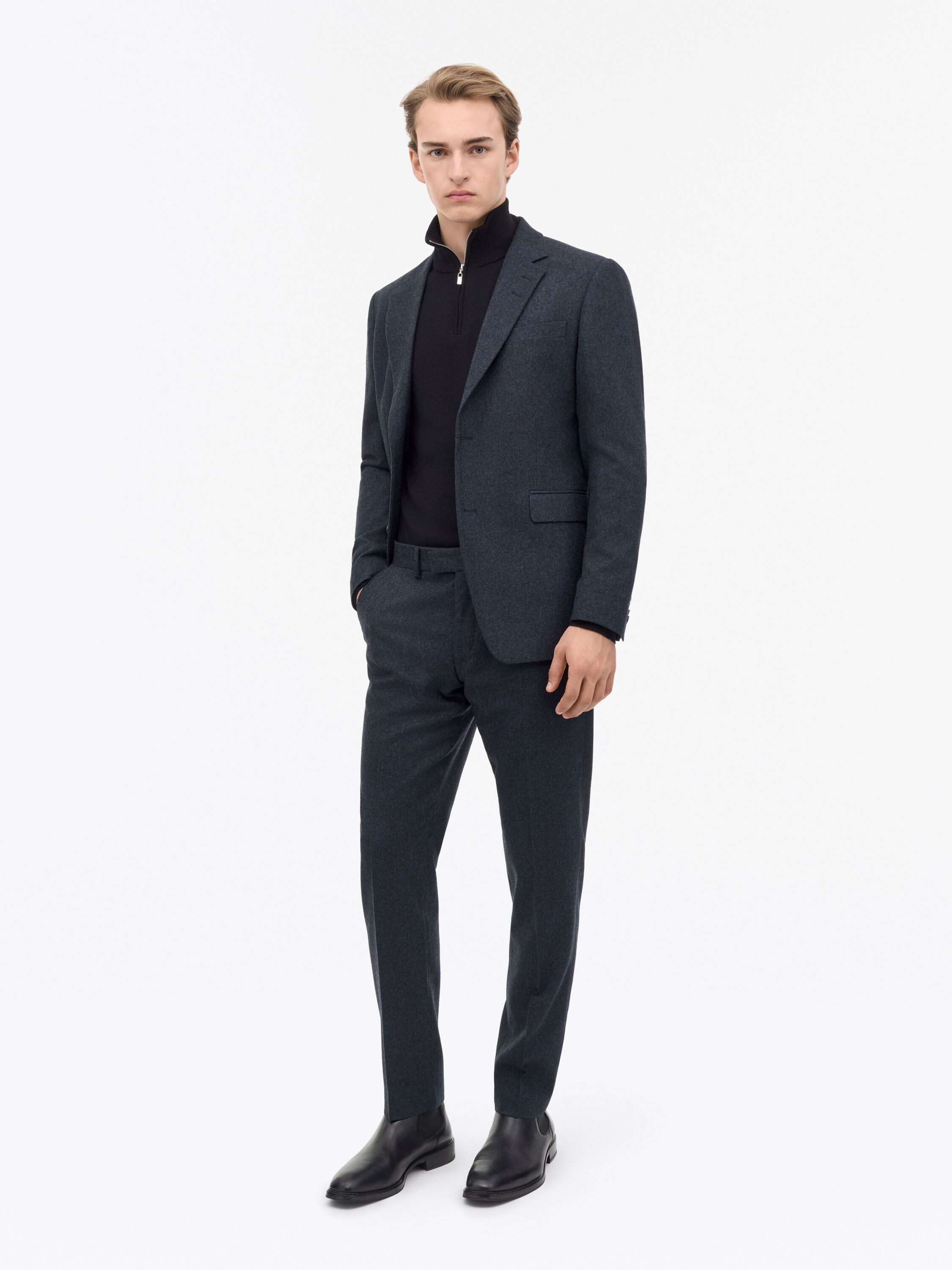 Tenuta Brushed Wool Trousers