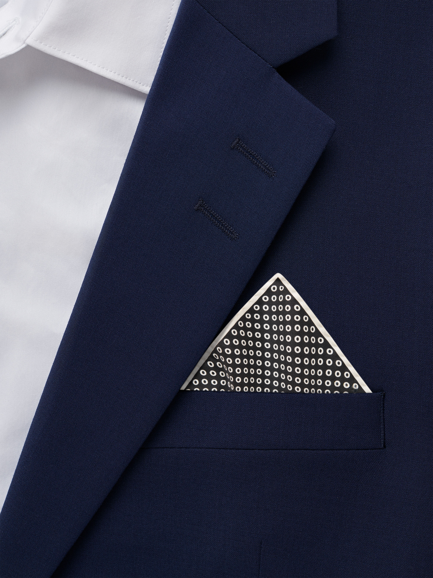 Geomet Silk Handkerchief