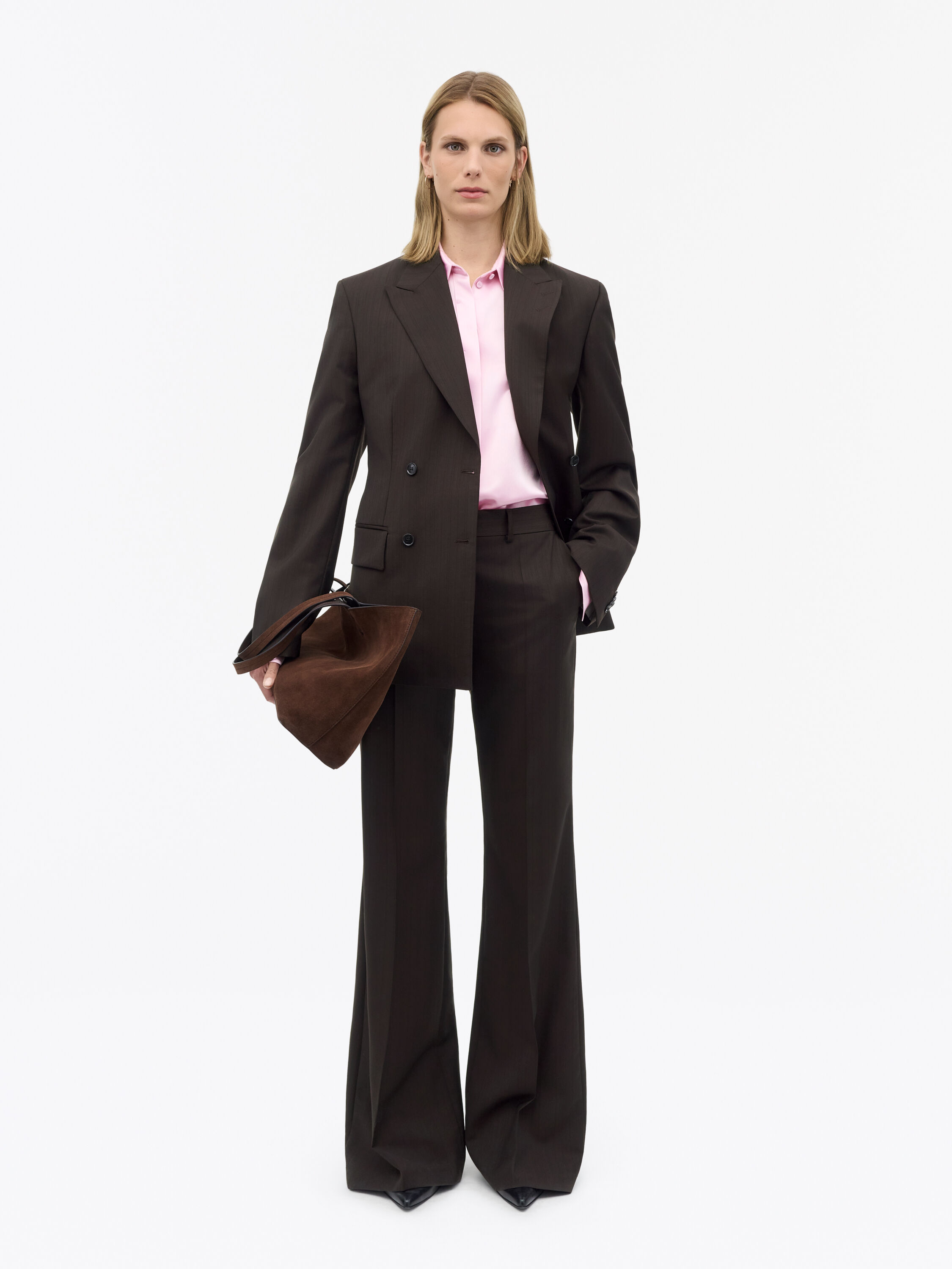 Junie Wool Stripe Trousers