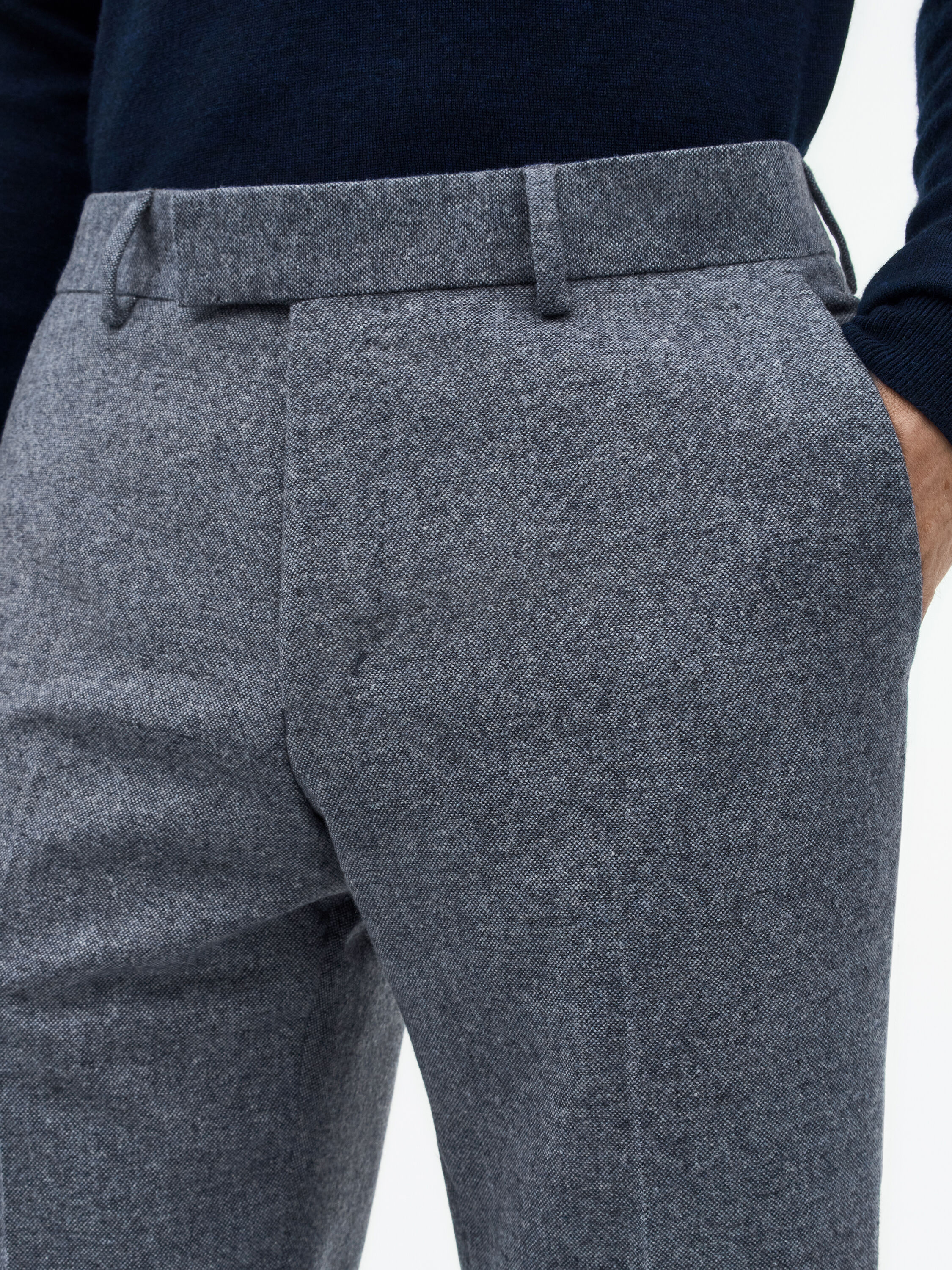 Tenuta Brushed Wool Trousers