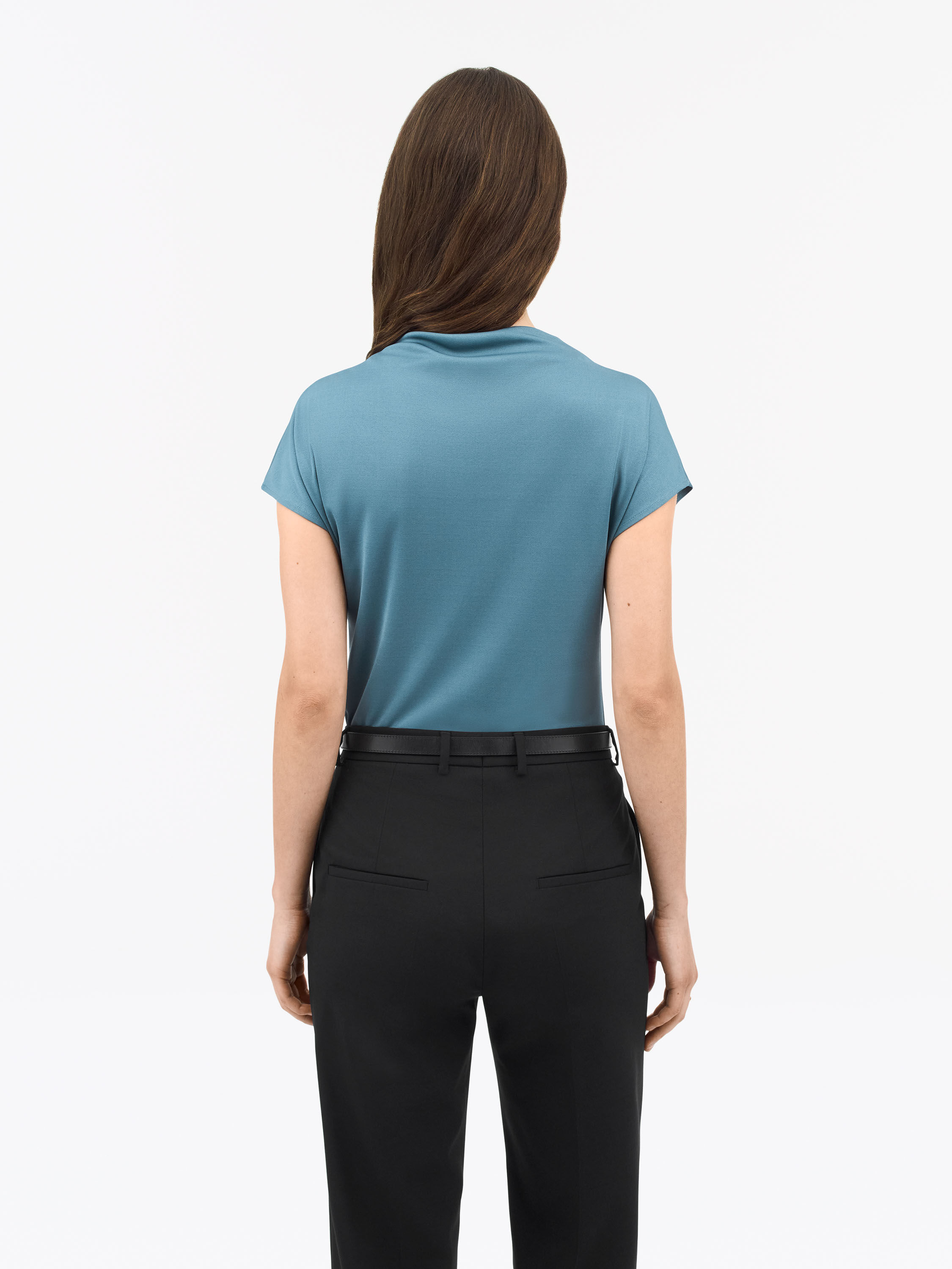 Alitta Slim Cap-Sleeve Top