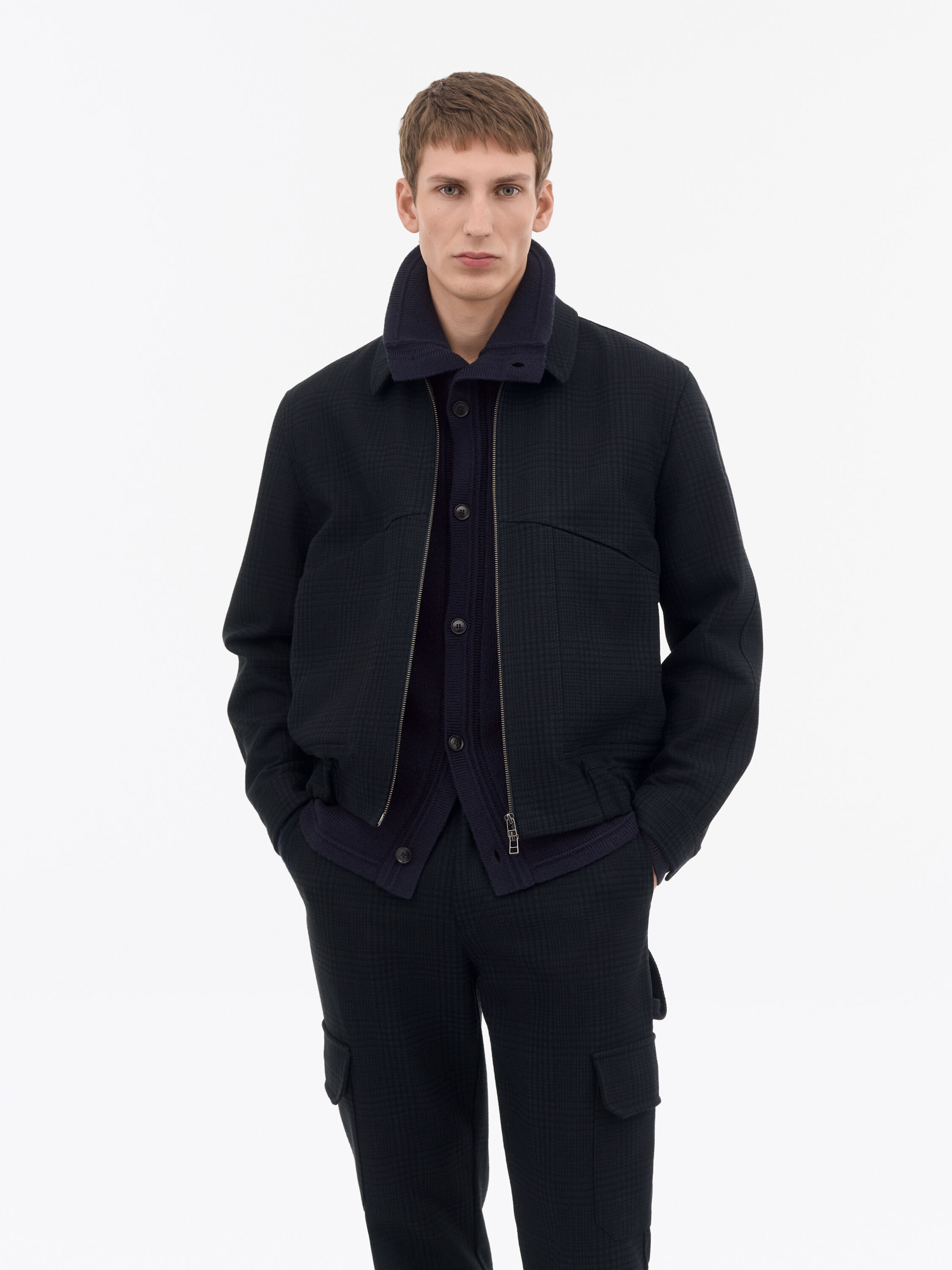 Eeven Wool Check Jacket