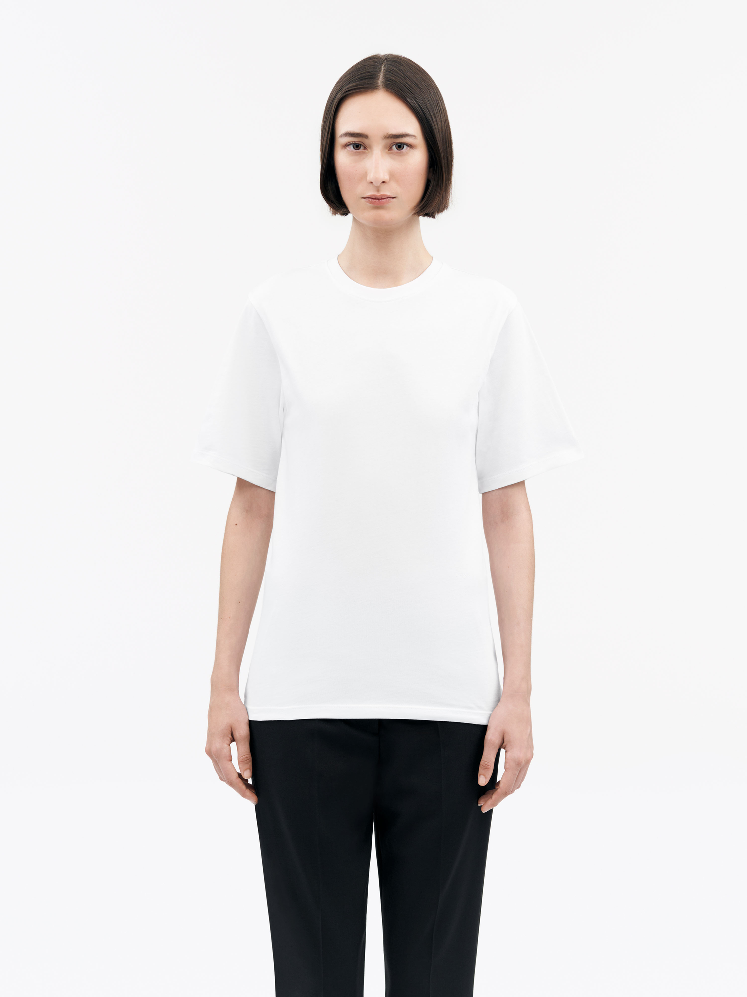 Lori Round-Neck Cotton T-Shirt