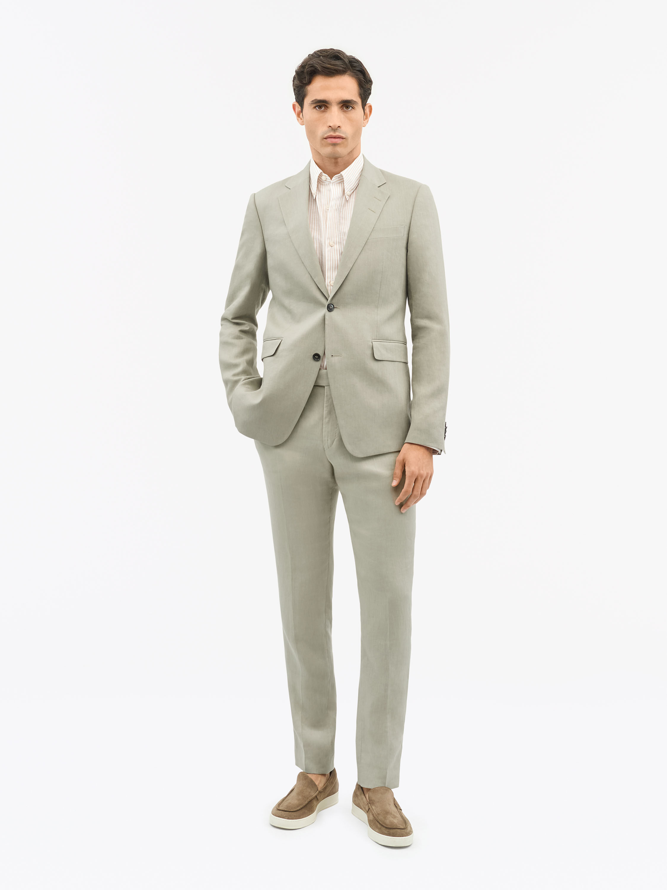 Justin Slim-Fit Linen Jacket