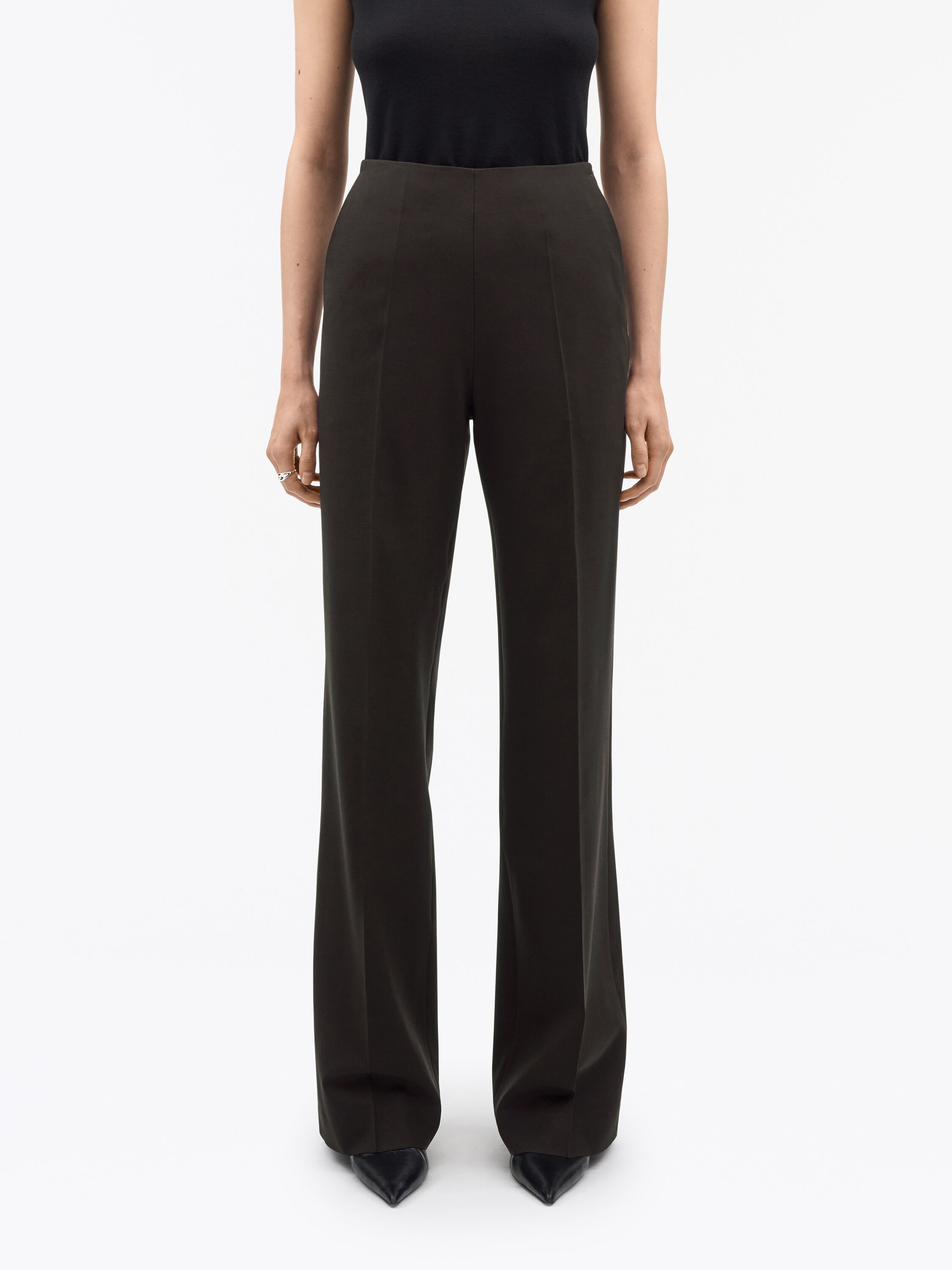 Eedit Mid-Waist Trousers 