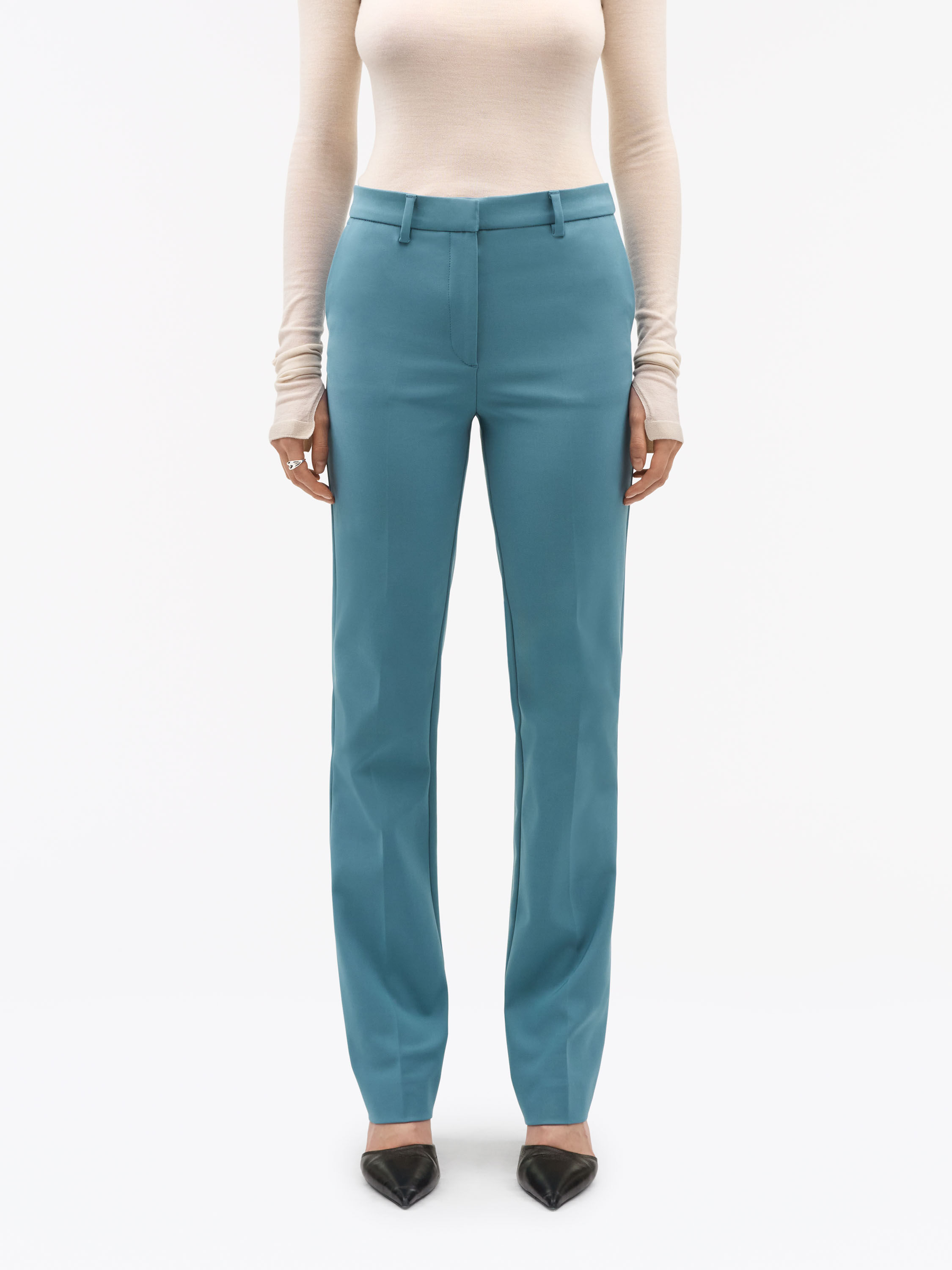 Ylja Blue Cotton Suit