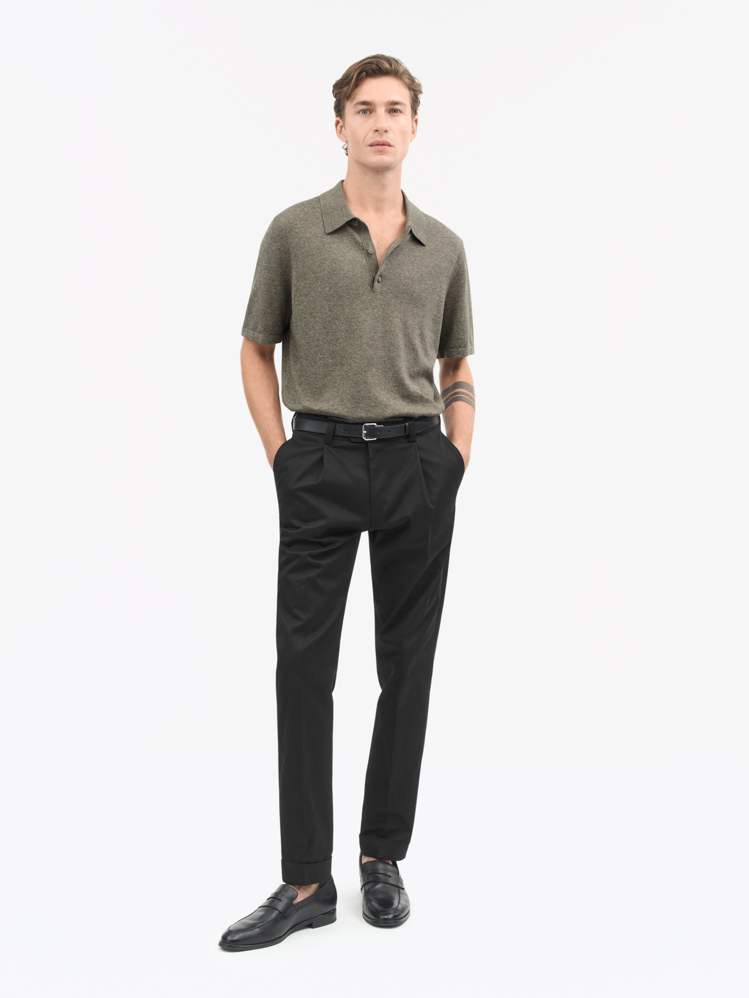 Erros Linen Polo Sweater