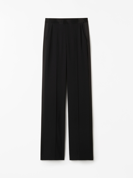 Editea Trousers In Satin
