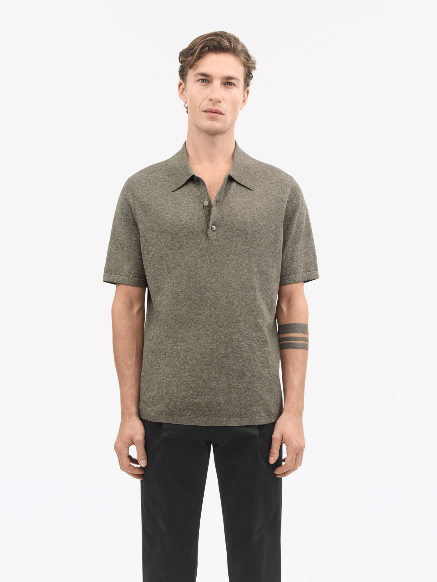 Erros Linen Polo Sweater