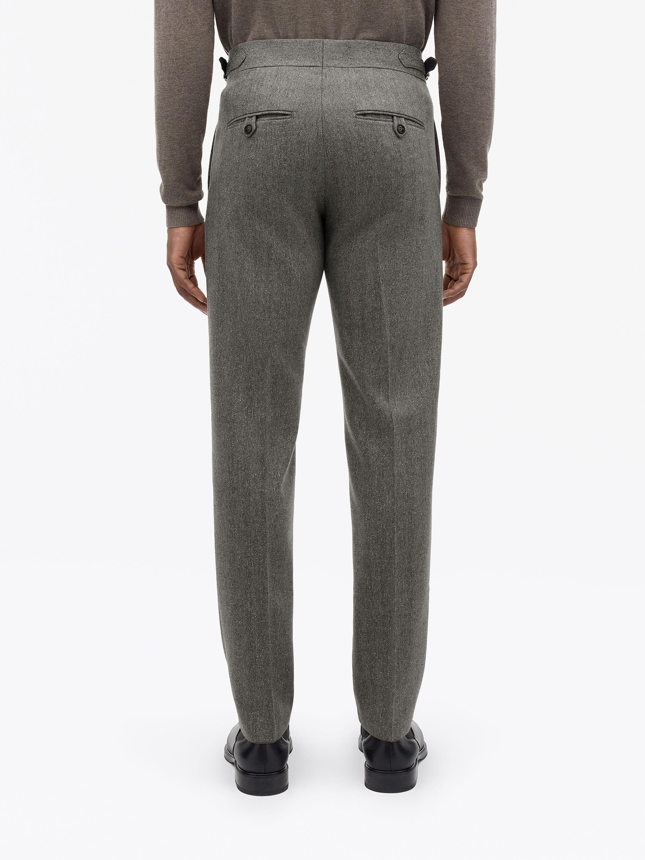 Tense A Herringbone Trousers