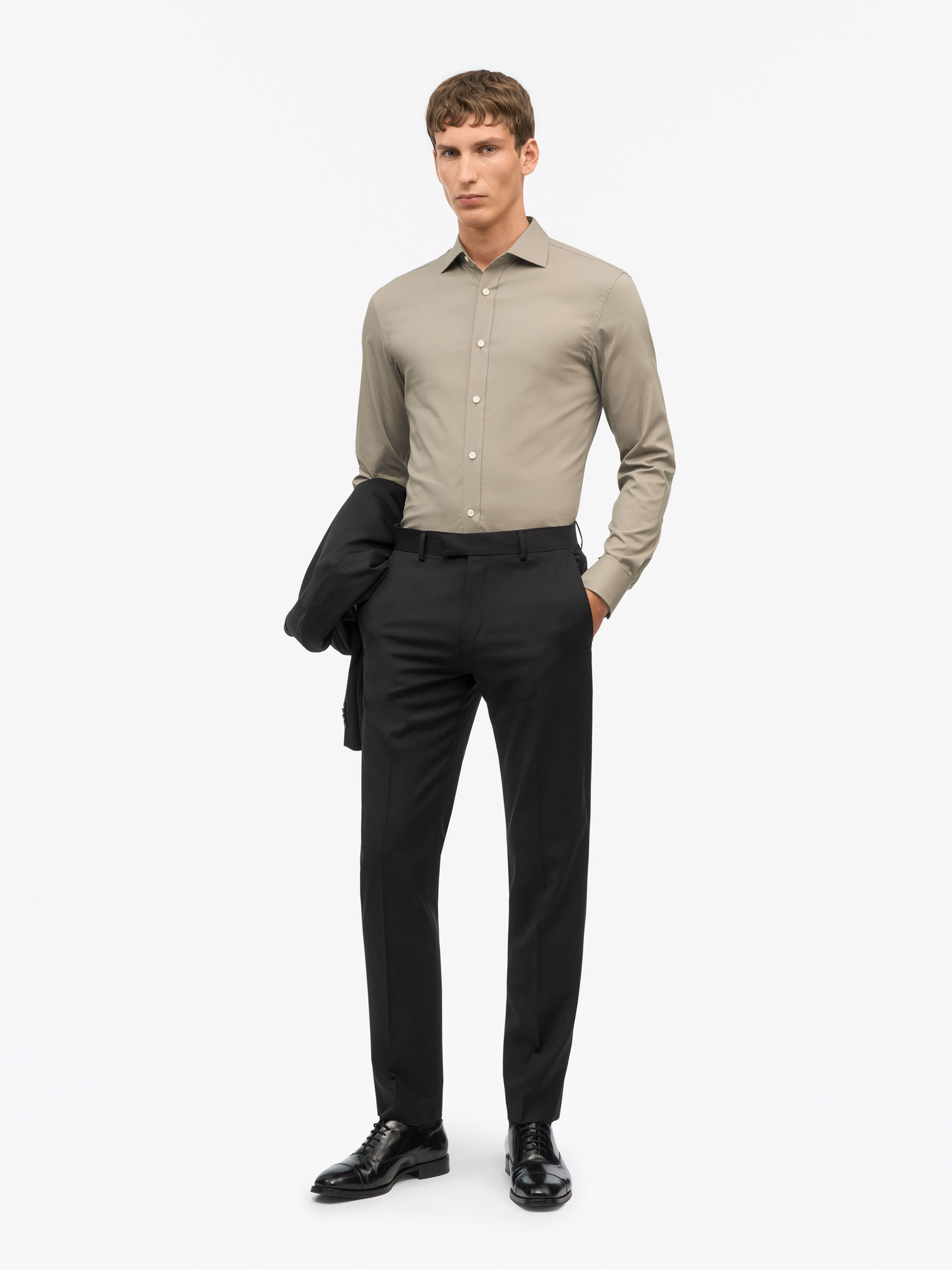 Adley C Cotton Blend Shirt